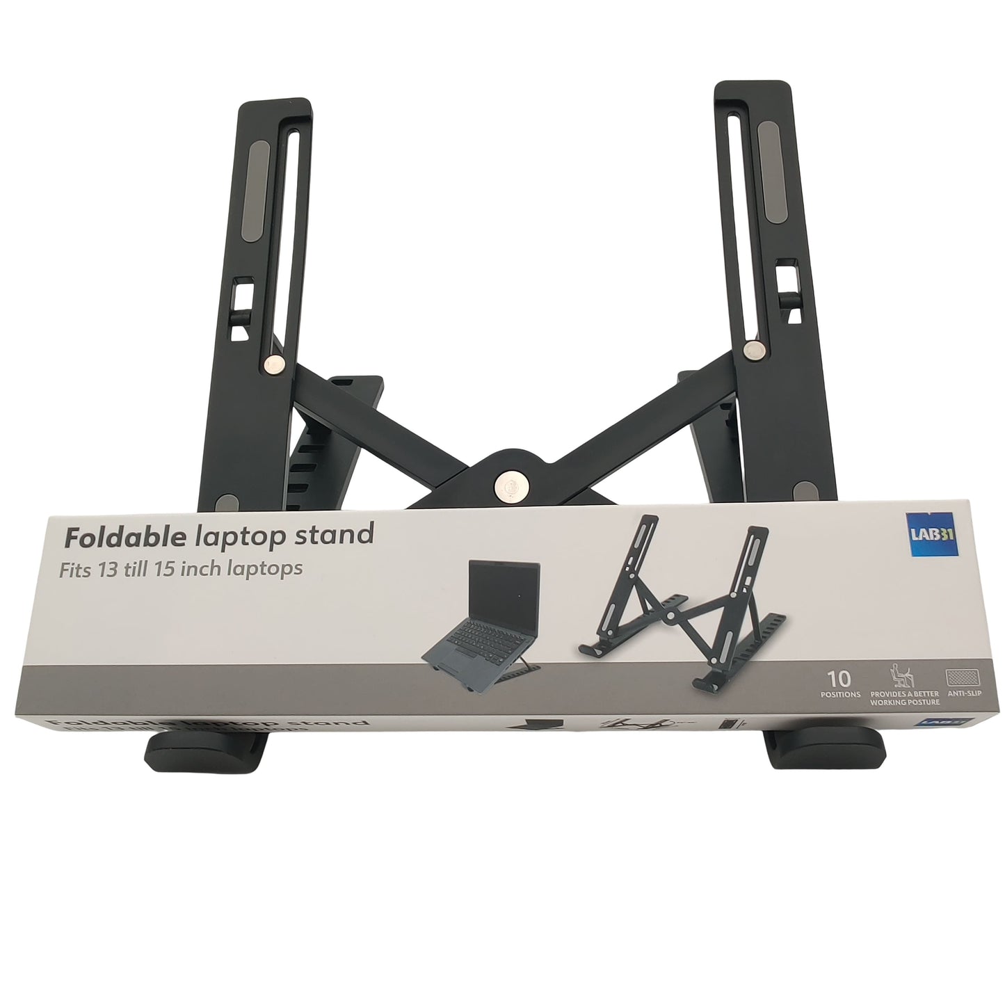 Support PC Portable Pliable LAB31 - Ajustable et Antidérapant