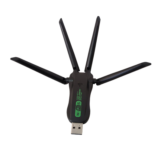 Adaptateur USB Wi-Fi 6 avec Bluetooth 5.4 et 4 antennes