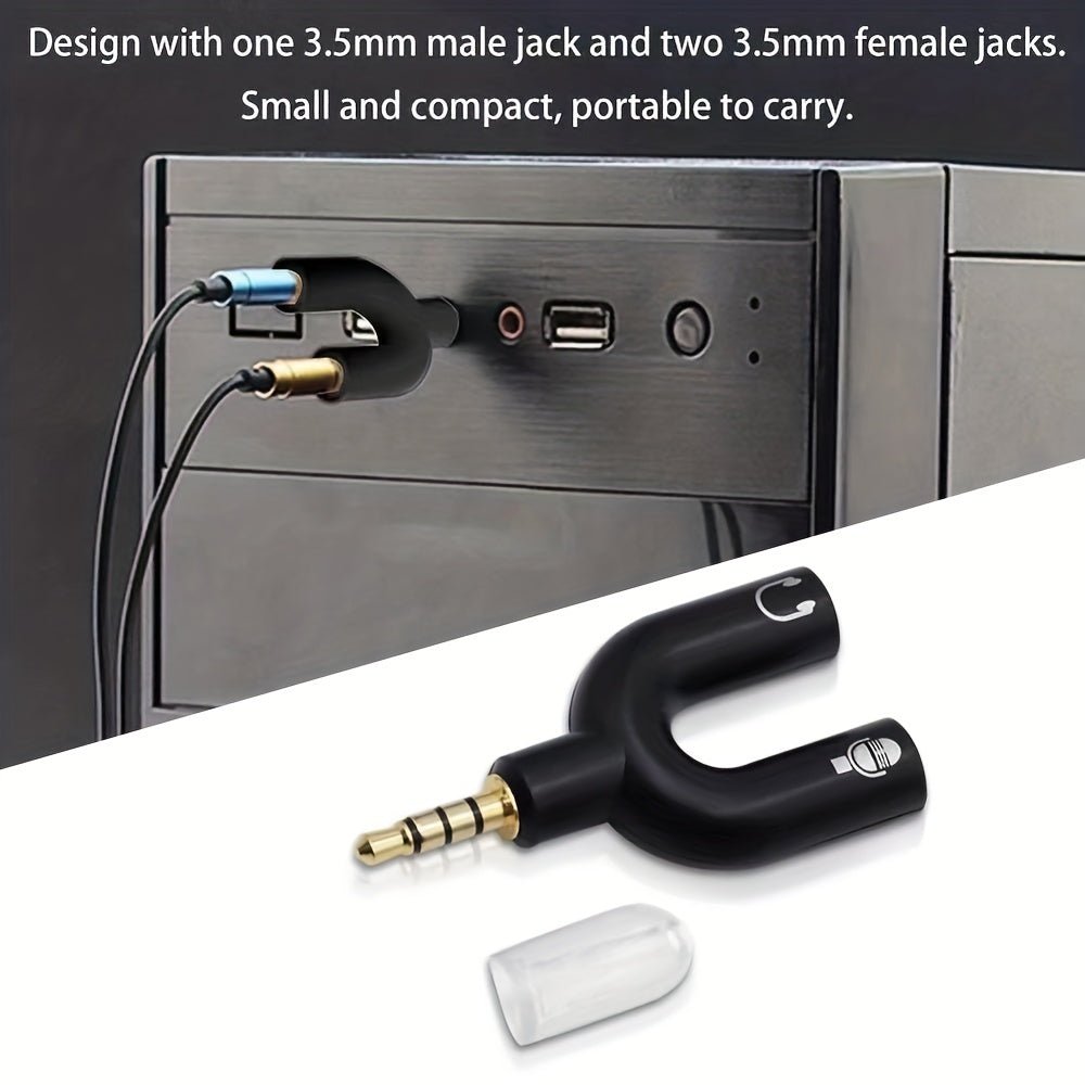 Adaptateur audio 3,5 mm I - ZCLIVE en Y – Séparateur casque et micro - Casque & micro | DR CLICK Informatique