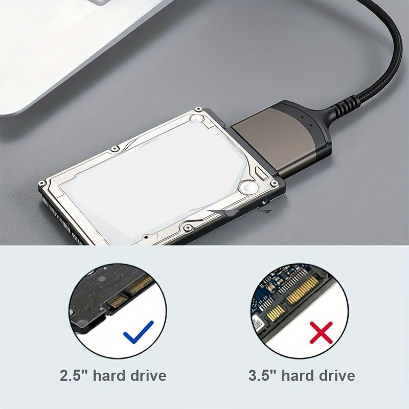 Adaptateur SATA vers USB - C – Disque dur 2,5" SATA III - Câbles & accessoires PC | DR CLICK Informatique