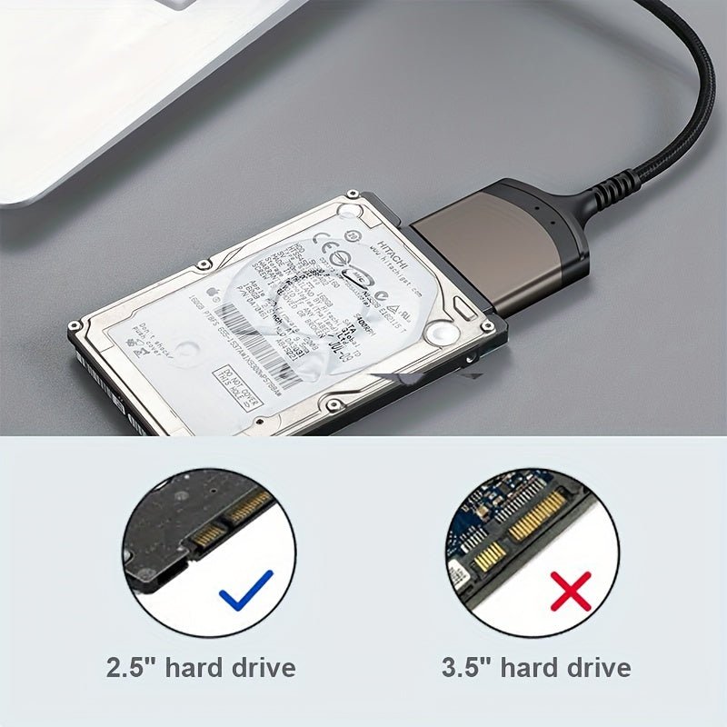 Adaptateur SATA vers USB - C – Disque dur 2,5" SATA III - Câbles & accessoires PC | DR CLICK Informatique