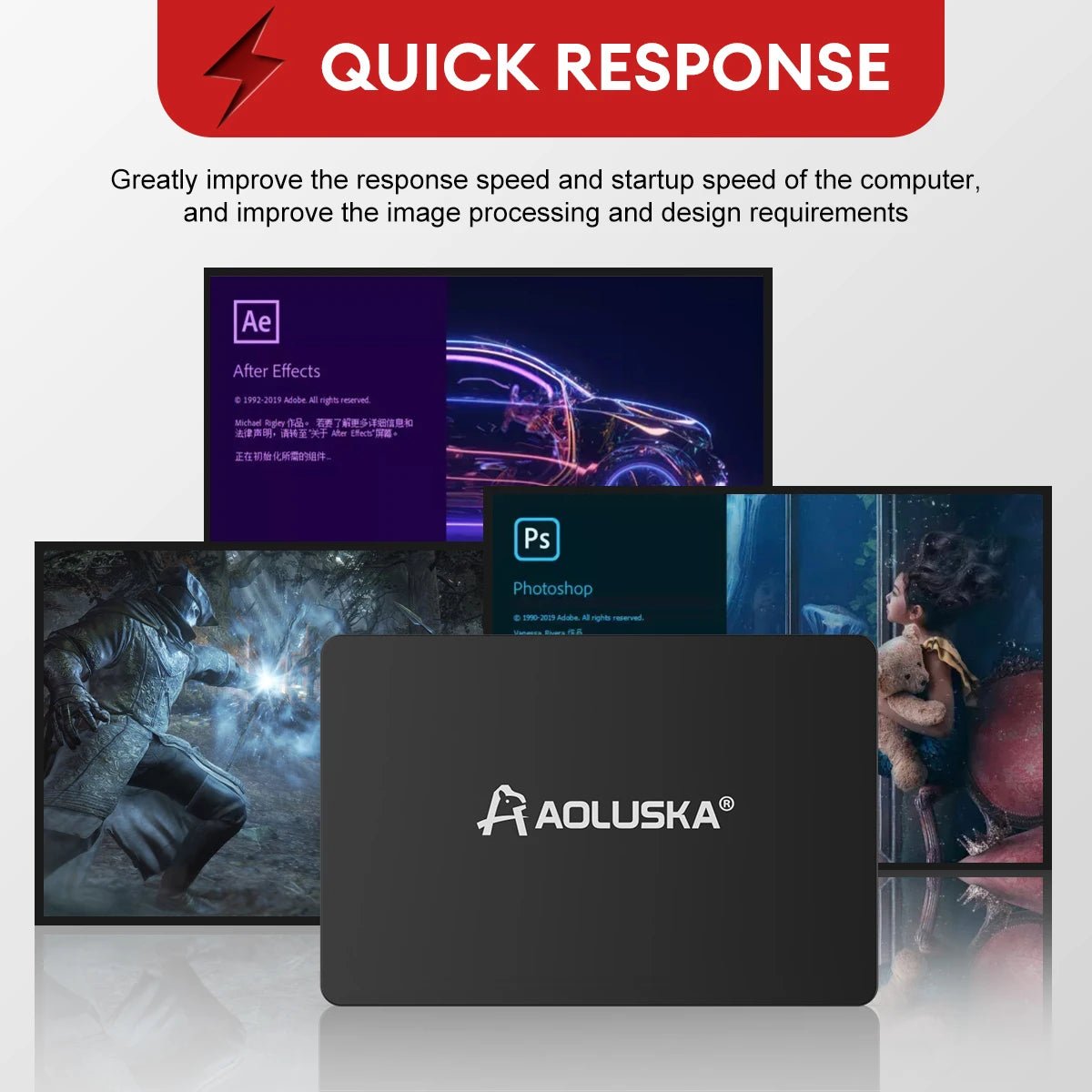 AOLUSKA 1 to SSD 512GB 2.5 SSD interne SATA3 - Disque dur & SSD | DR CLICK Informatique