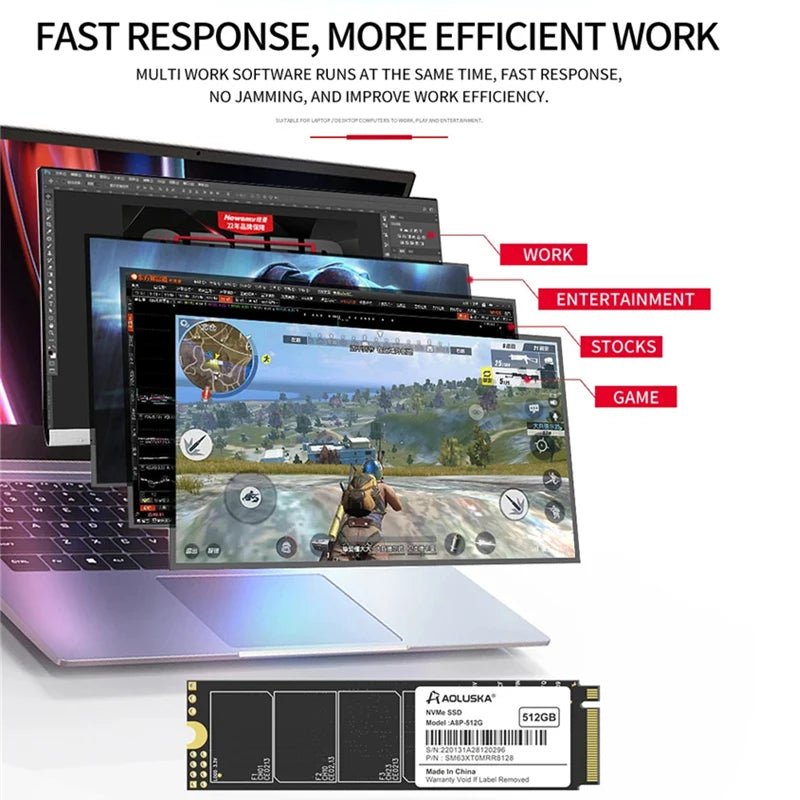 AOLUSKA 1 to SSD 512GB 2.5 SSD interne SATA3 - Disque dur & SSD | DR CLICK Informatique