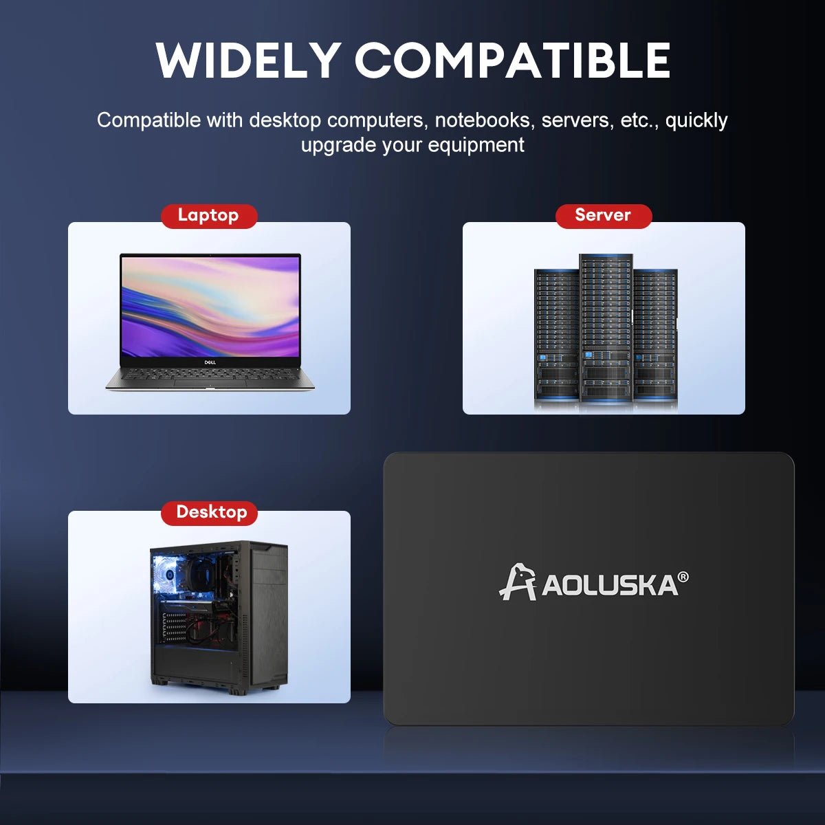 AOLUSKA 1 to SSD 512GB 2.5 SSD interne SATA3 - Disque dur & SSD | DR CLICK Informatique