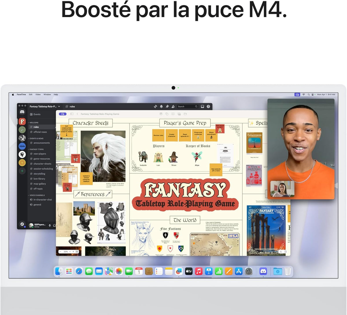 Apple iMac 24’’ M4 – 16 Go RAM, SSD 256 Go, écran Retina 4,5K - Macintosh | DR CLICK Informatique