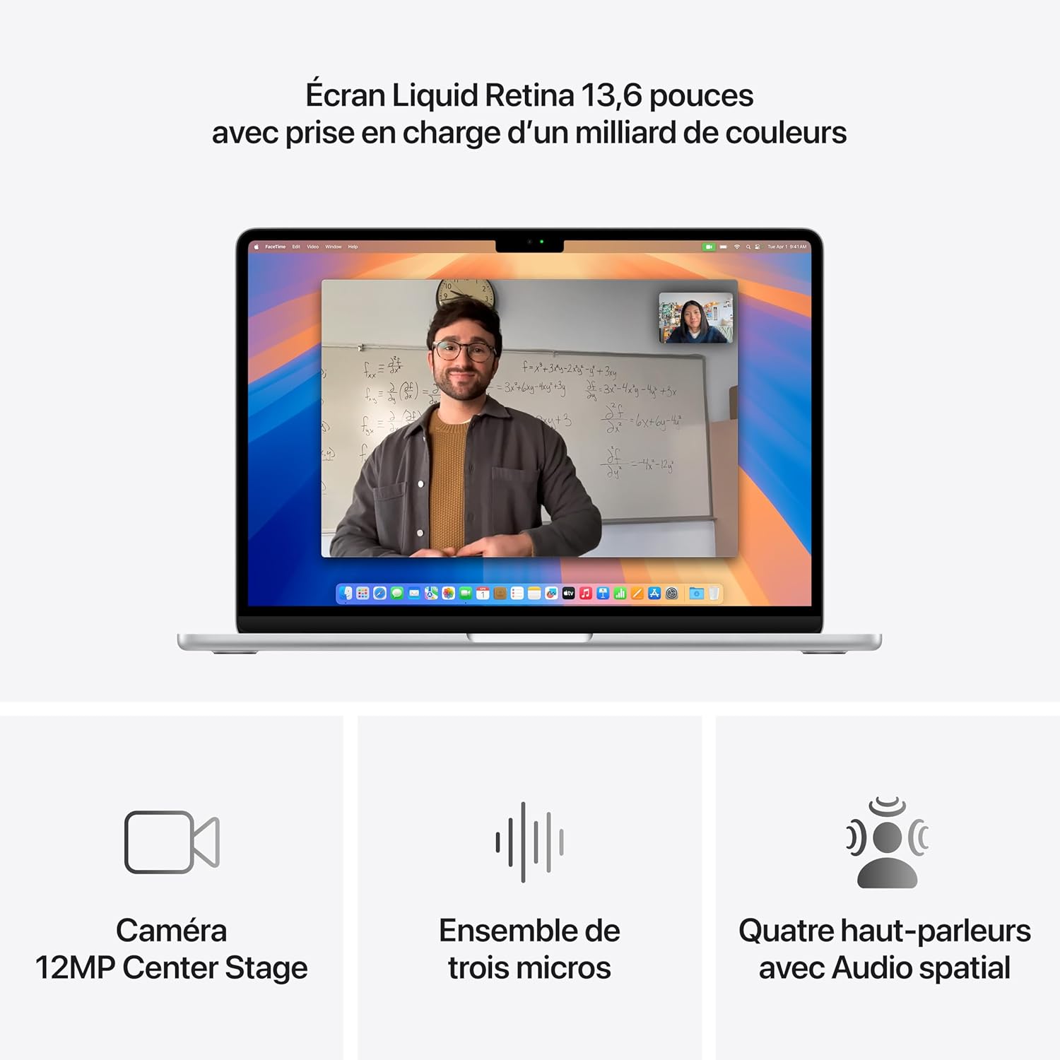 Apple MacBook Air 13" Argent – Puce M4, 16 Go RAM, SSD, MacOS – Ultraportable Haute Performance - MacBook | DR CLICK Informatique
