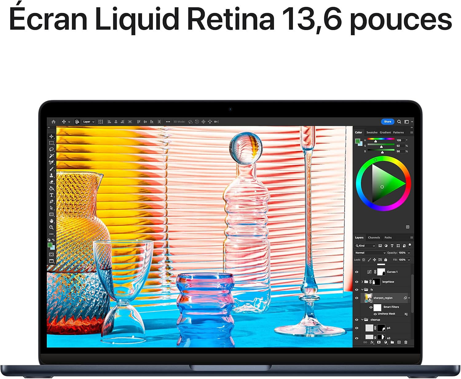 Apple MacBook Air 13,6" Minuit – Puce M2, 16 Go RAM, 256 Go SSD, Écran Liquid Retina, Caméra 1080p - MacBook | DR CLICK Informatique