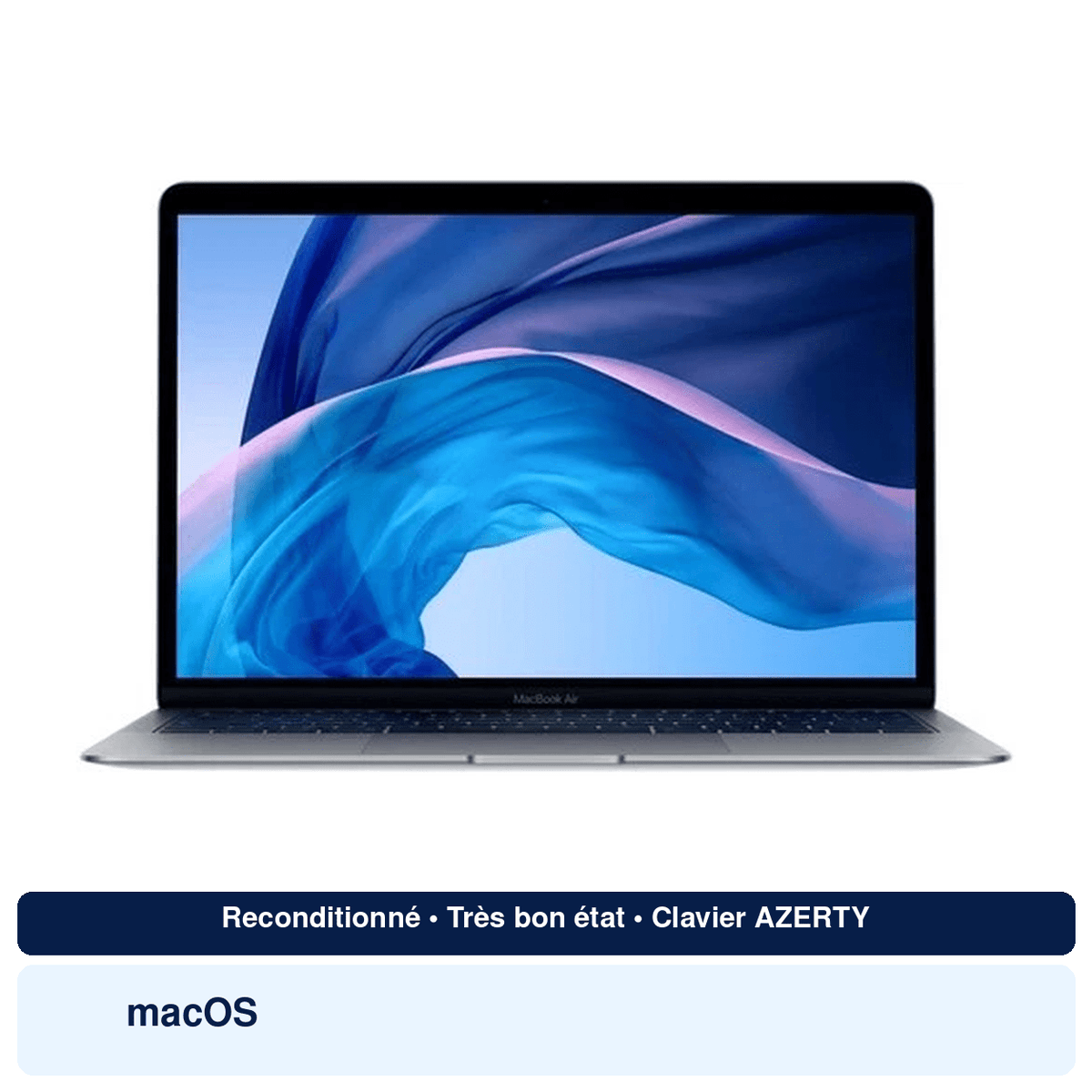Apple MacBook Air M1 (2020) – 8 Go RAM, SSD 256 Go – Reconditionné - MacBook reconditionné | DR CLICK Informatique