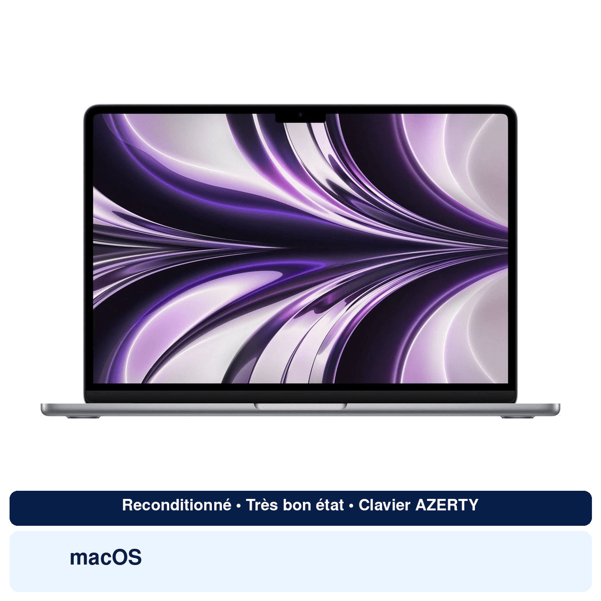 Apple MacBook Air M2 (2022) – 8 Go RAM, SSD 256 Go – Reconditionné - MacBook reconditionné | DR CLICK Informatique