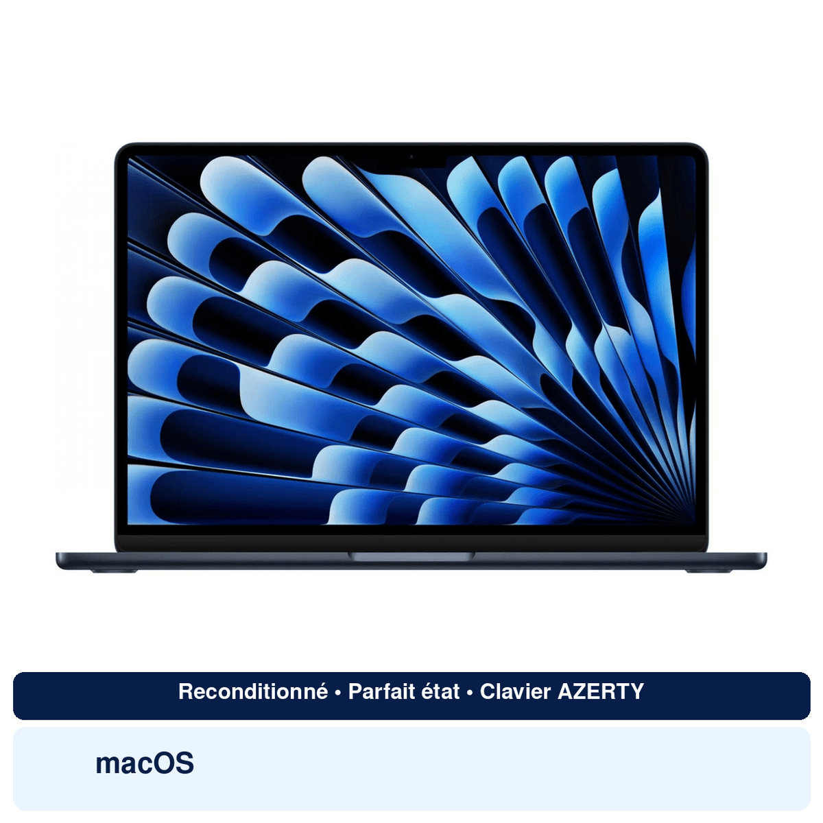 Apple MacBook Air M3 (2024) – 8 Go RAM, SSD 256 Go – Reconditionné - MacBook reconditionné | DR CLICK Informatique