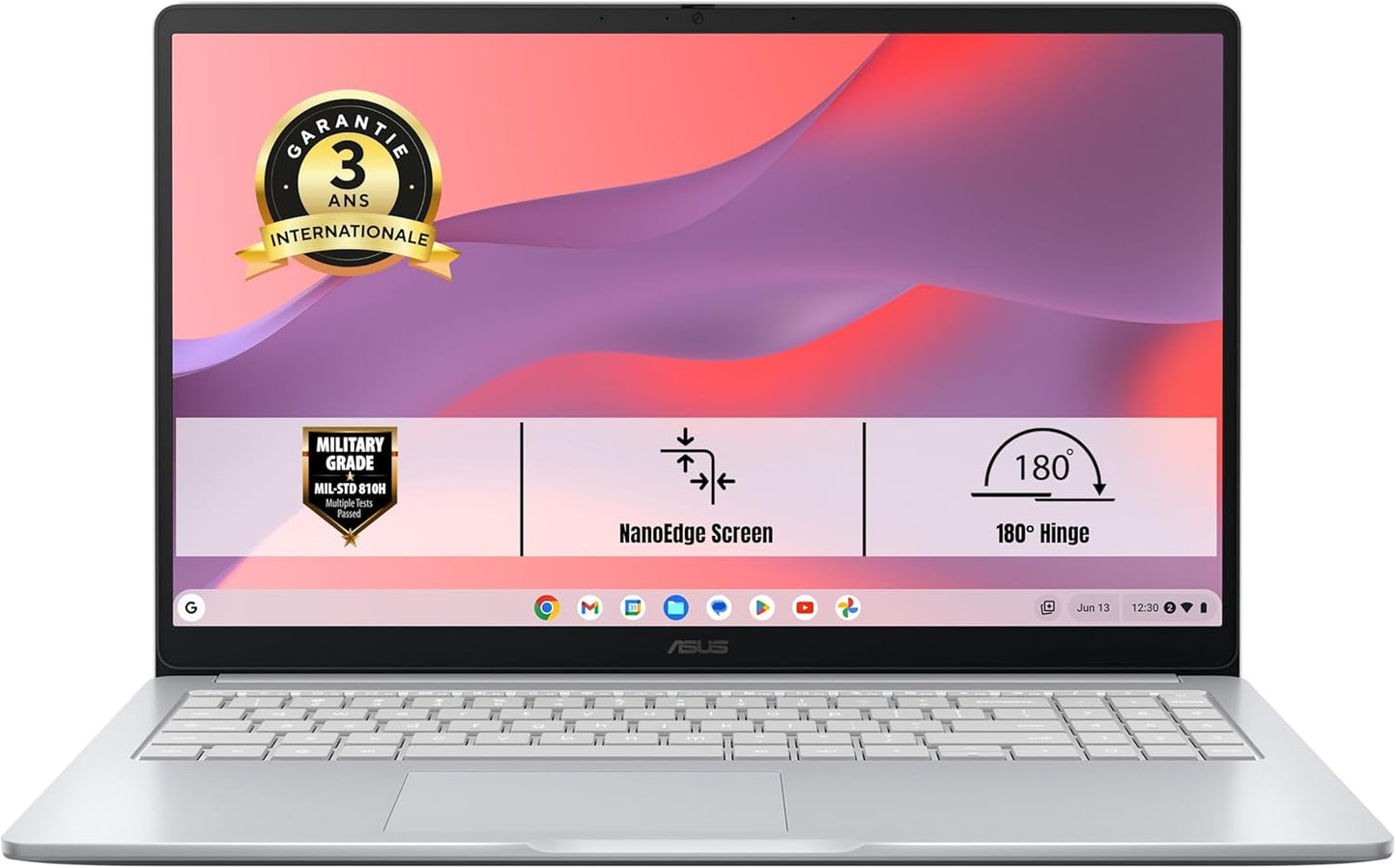 ASUS Chromebook Plus 14 Pouces, i3 - N355, 8GB LPDDR5, 128 Go ChromeOS - PC portable | DR CLICK Informatique
