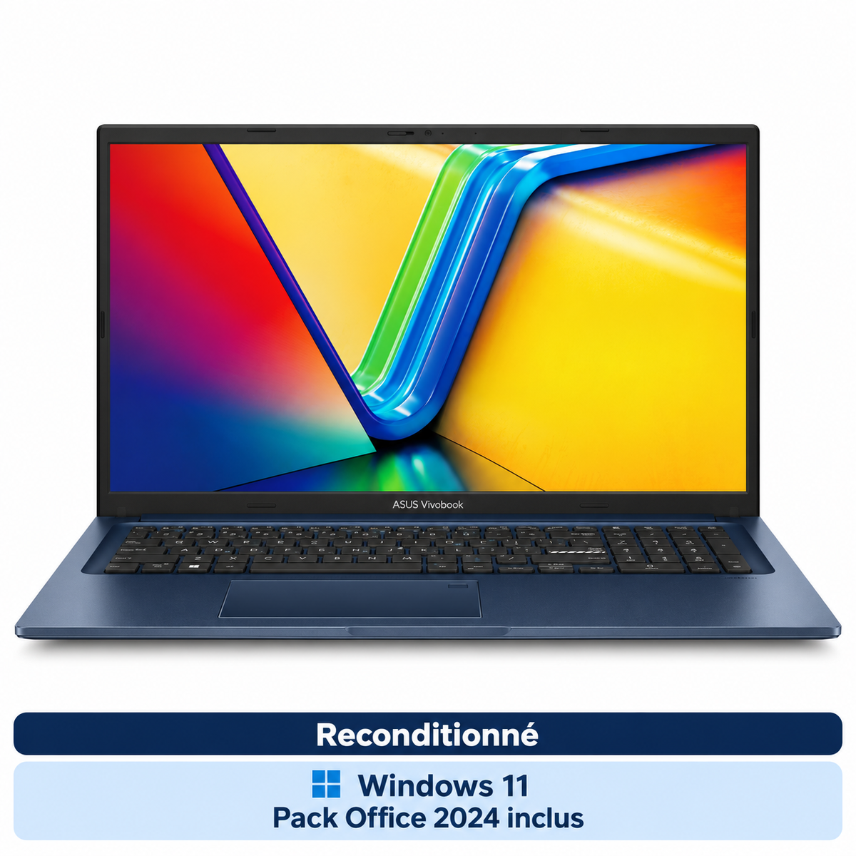 ASUS VivoBook X1704V reconditionné — Windows 11, Pack Office 2024 inclus
