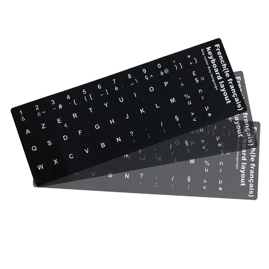 Autocollants Clavier en Français de Lettres de Clavier Français Ordinateur Portable, 6Pcs - Clavier & souris | DR CLICK Informatique