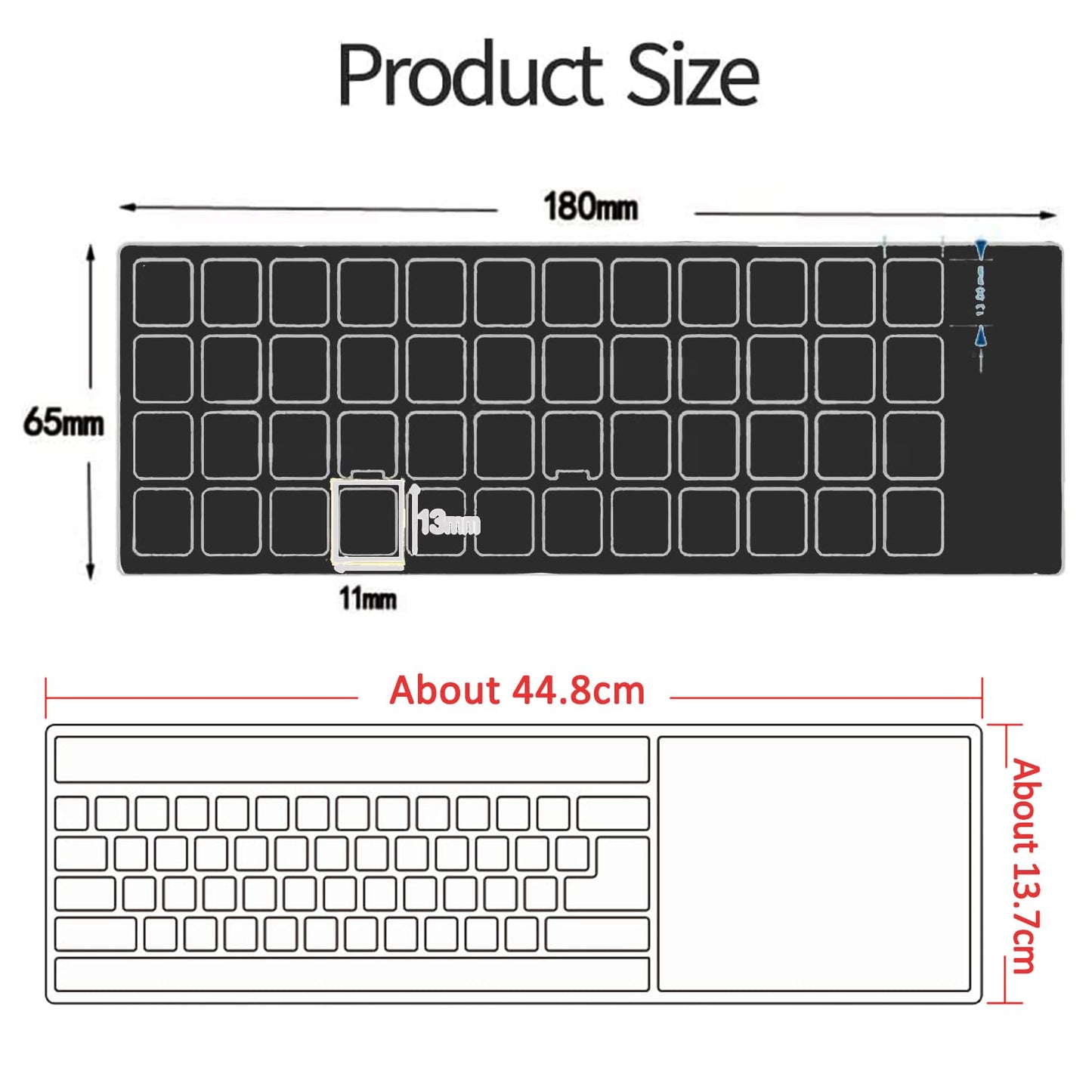 Autocollants Clavier en Français de Lettres de Clavier Français Ordinateur Portable, 6Pcs - Clavier & souris | DR CLICK Informatique