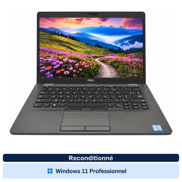 Dell Latitude 5500 – i5-8365U, 8Go RAM, SSD 256Go (Reconditionné) — vue 1 — Windows 11 Professionnel
