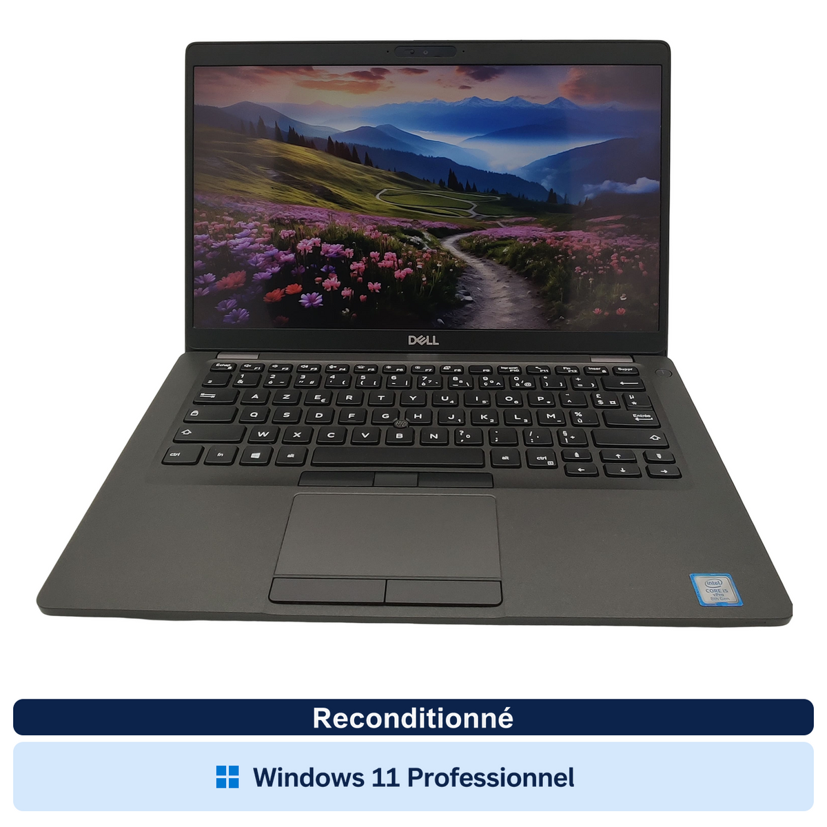 Dell Latitude 5500 – i5-8365U, 8Go RAM, SSD 256Go (Reconditionné) — vue 3 — Windows 11 Professionnel