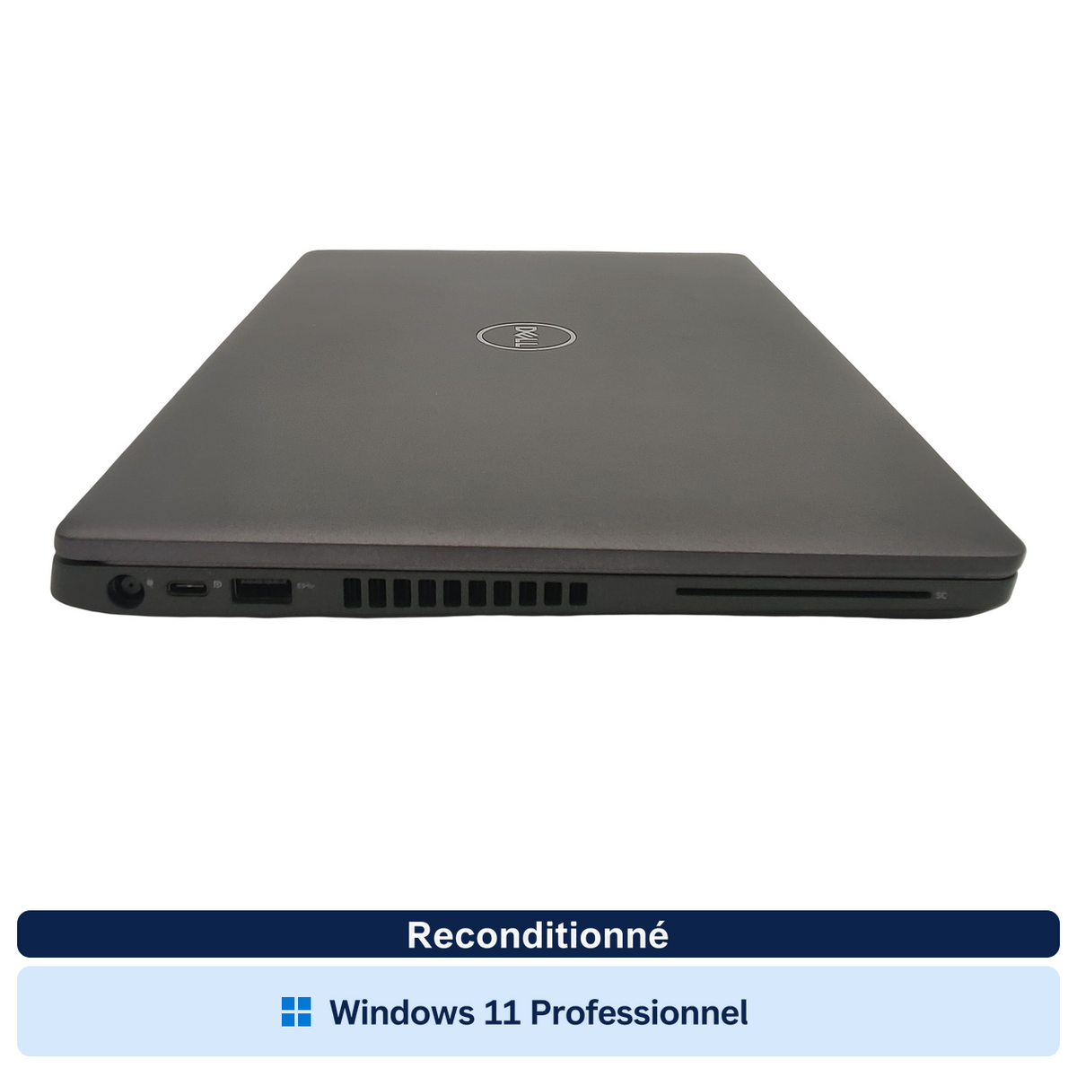 Dell Latitude 5500 – i5-8365U, 8Go RAM, SSD 256Go (Reconditionné) — vue 5 — Windows 11 Professionnel