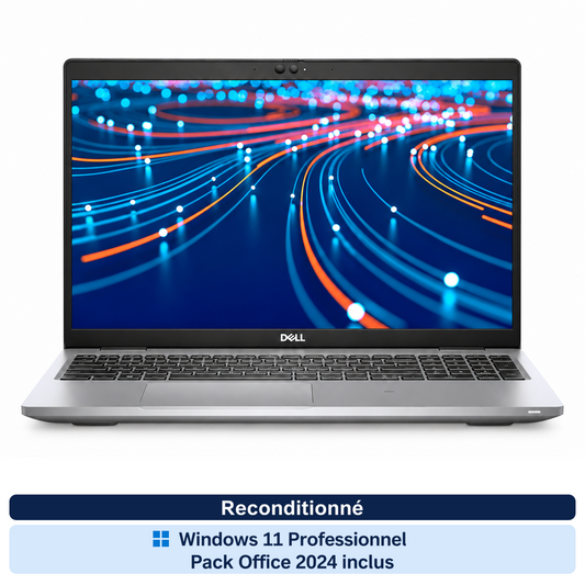 Dell Latitude 5520 intel core i7 11ᵉ génération 512GB 16GB (Reconditionné) — vue 1 — Windows 11 Professionnel et Pack Office 2024