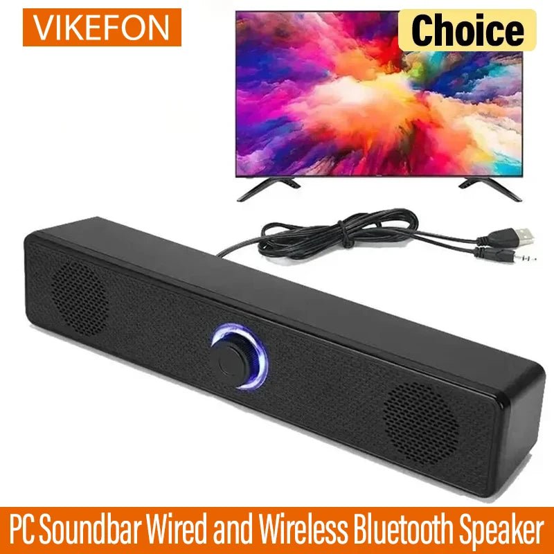 Barre de son pour PC, haut - parleur Bluetooth filaire et sans fil - Enceinte ordinateur | DR CLICK Informatique