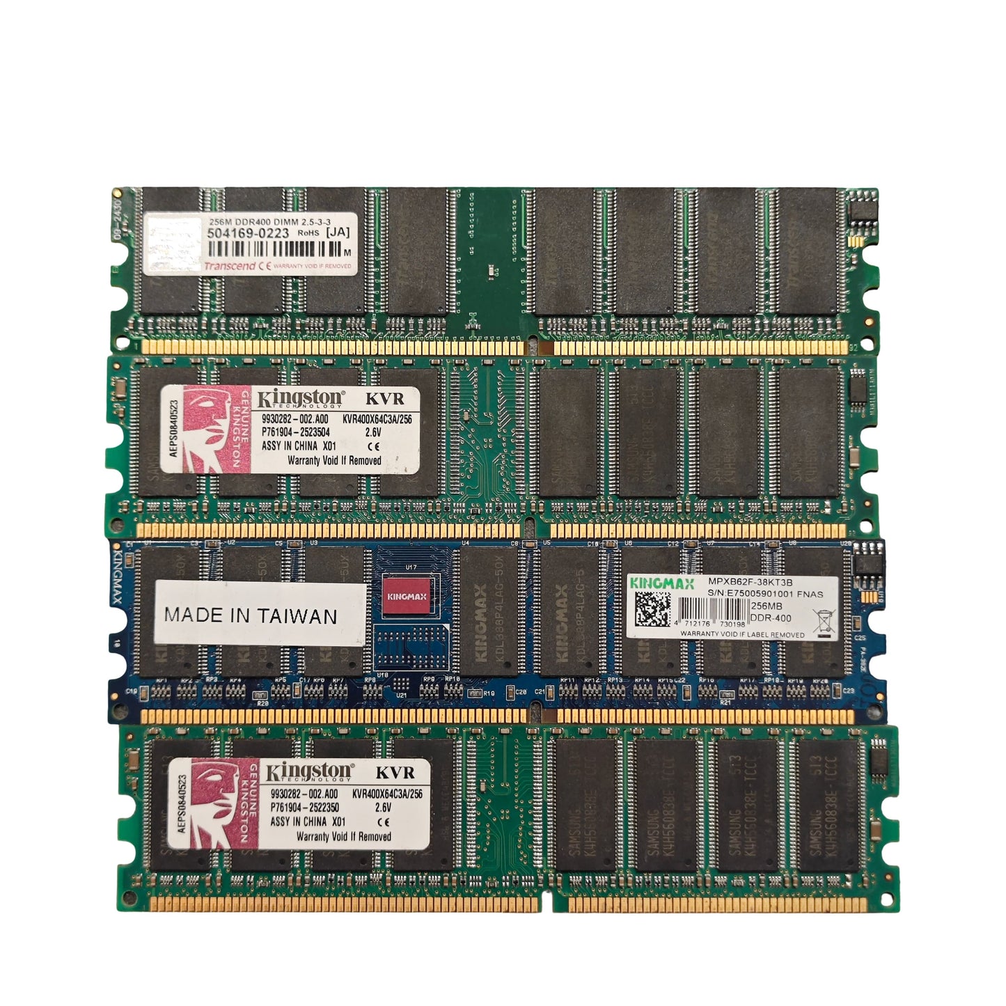 Barrette mémoire DDR - 400 PC3200 256 Mo DIMM 184 broches (Reconditionné) - Mémoire | DR CLICK Informatique