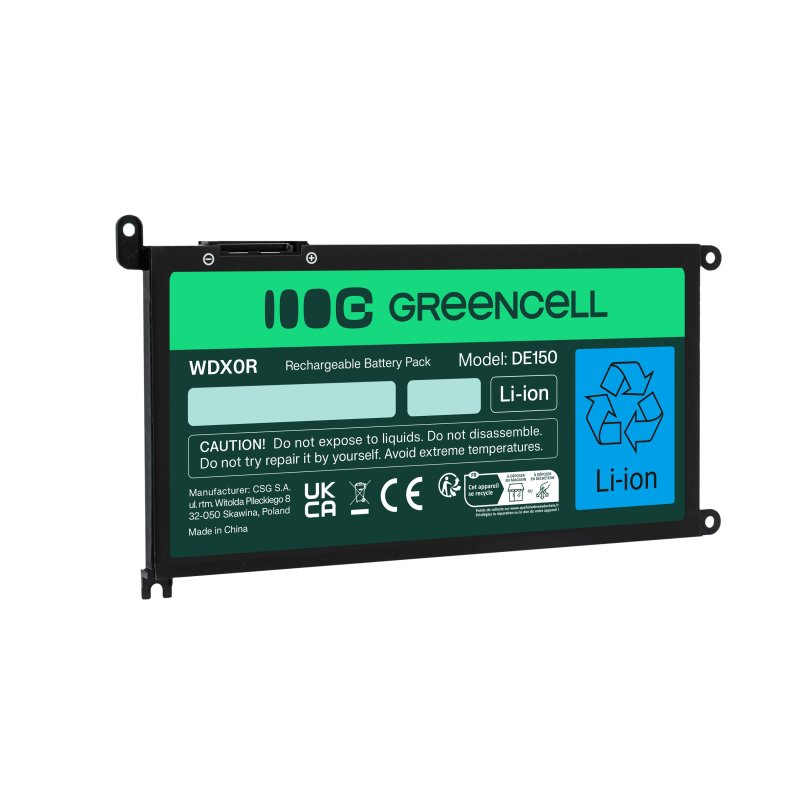 Batterie Green Cell WDX0R pour Dell Inspiron 5567 / 5570 et Vostro 5568 – 3400 mAh — vue 2
