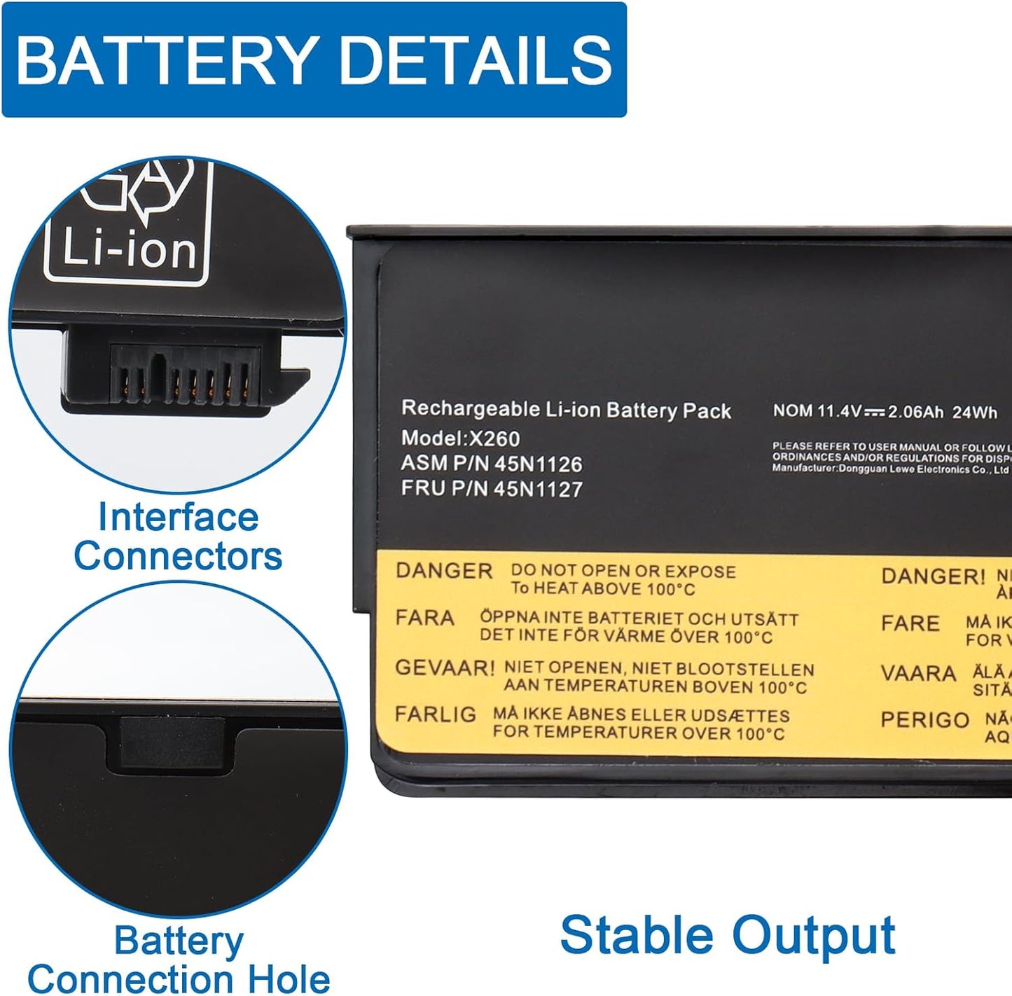 Batterie Lenovo ThinkPad X240 X250 X260 X270 – 11,4V 2100mAh 24Wh - PC Portables – Pièces détachées | DR CLICK Informatique