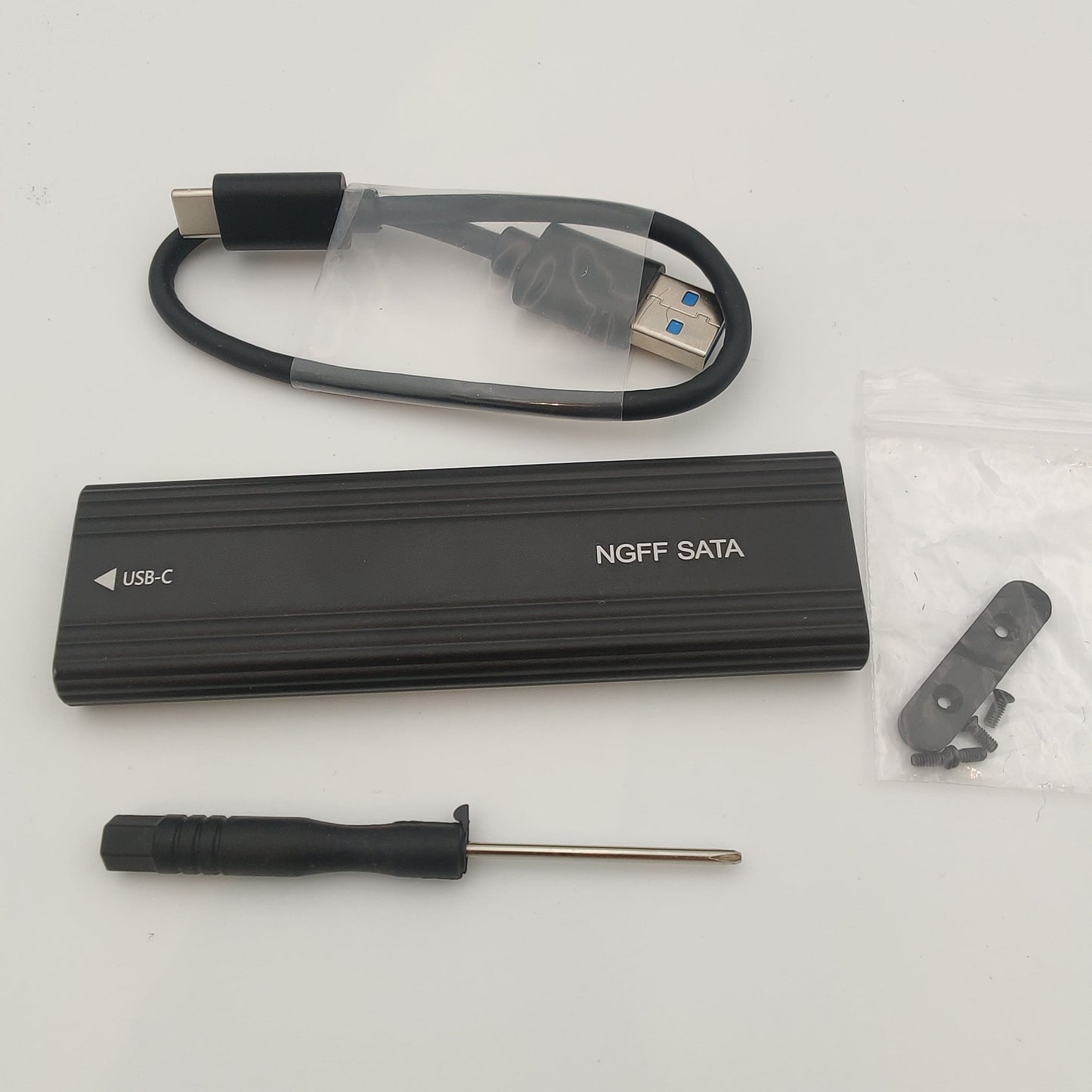 Boîtier Externe NVMe/NGFF SATA vers USB-C
