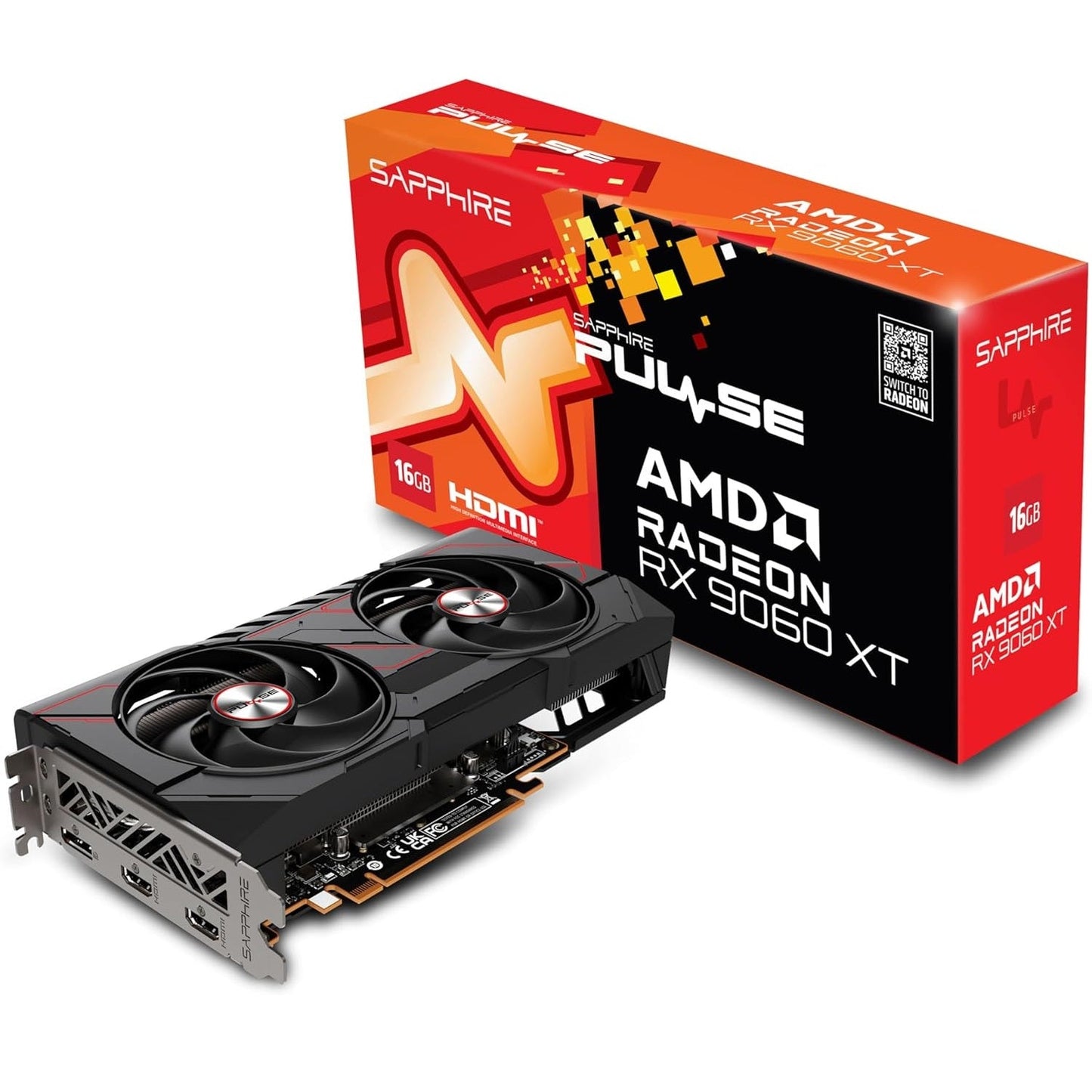 Carte graphique Sapphire PULSE Radeon RX 9060 XT – 16 Go GDDR6 - Cartes graphiques | DR CLICK Informatique
