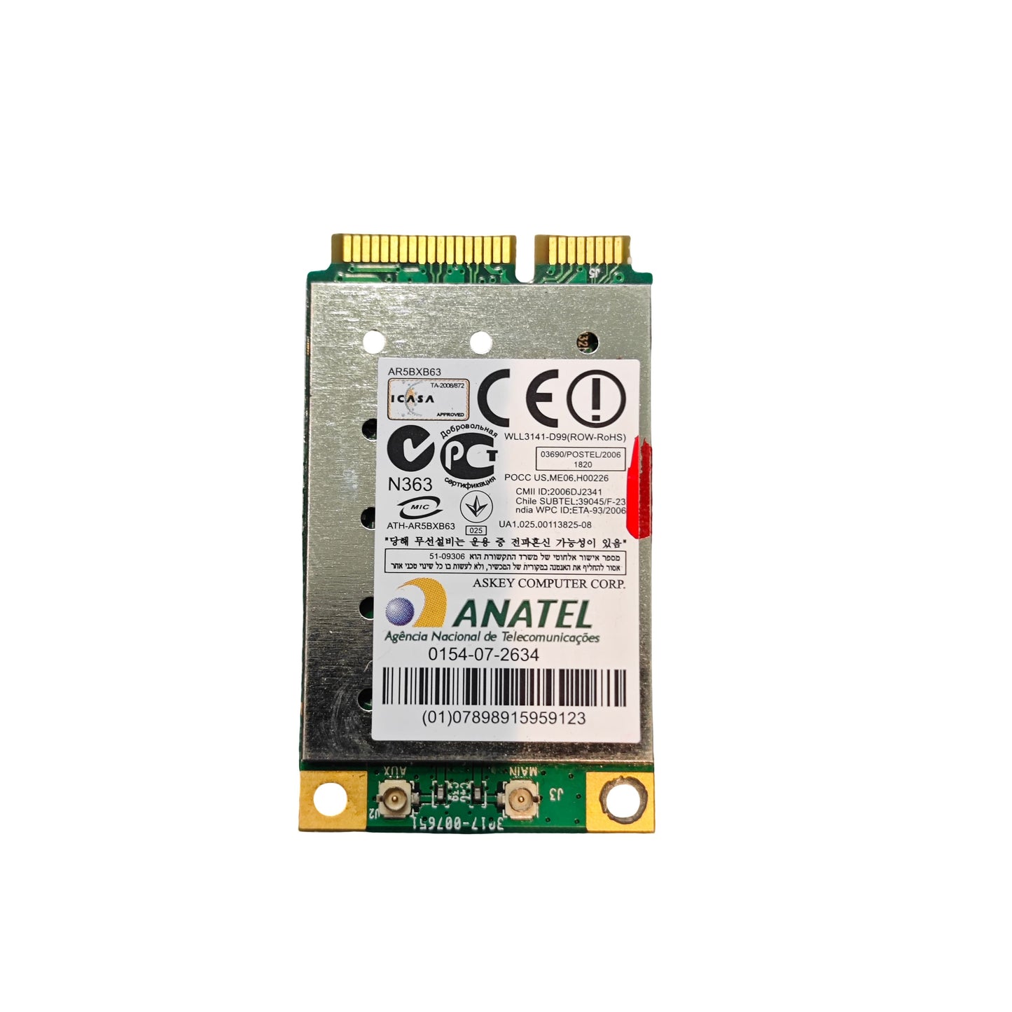 Carte Wi - Fi Atheros AR5BXB63 AR9285 Mini PCI - Express 802.11n (Reconditionné) - PC Portables – Pièces détachées | DR CLICK Informatique
