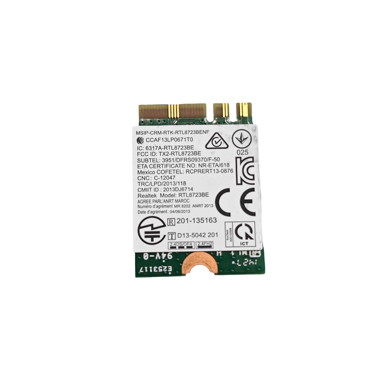 Carte Wi - Fi Bluetooth Realtek RTL8723BE M.2 Lenovo (Reconditionné) - PC Portables – Pièces détachées | DR CLICK Informatique