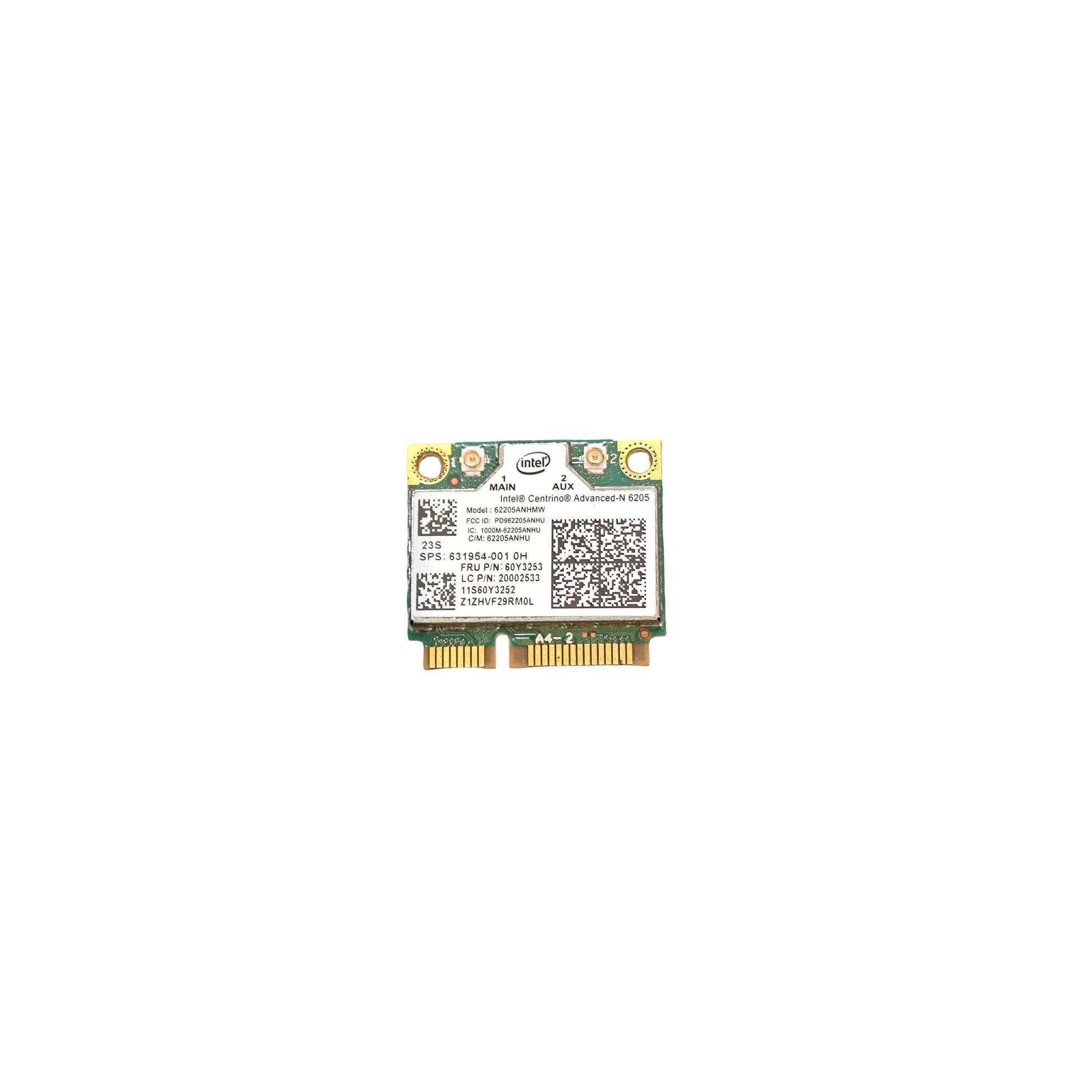 Carte Wi - Fi Intel Centrino Advanced - N 6205 Mini PCI - Express (Reconditionné) - PC Portables – Pièces détachées | DR CLICK Informatique