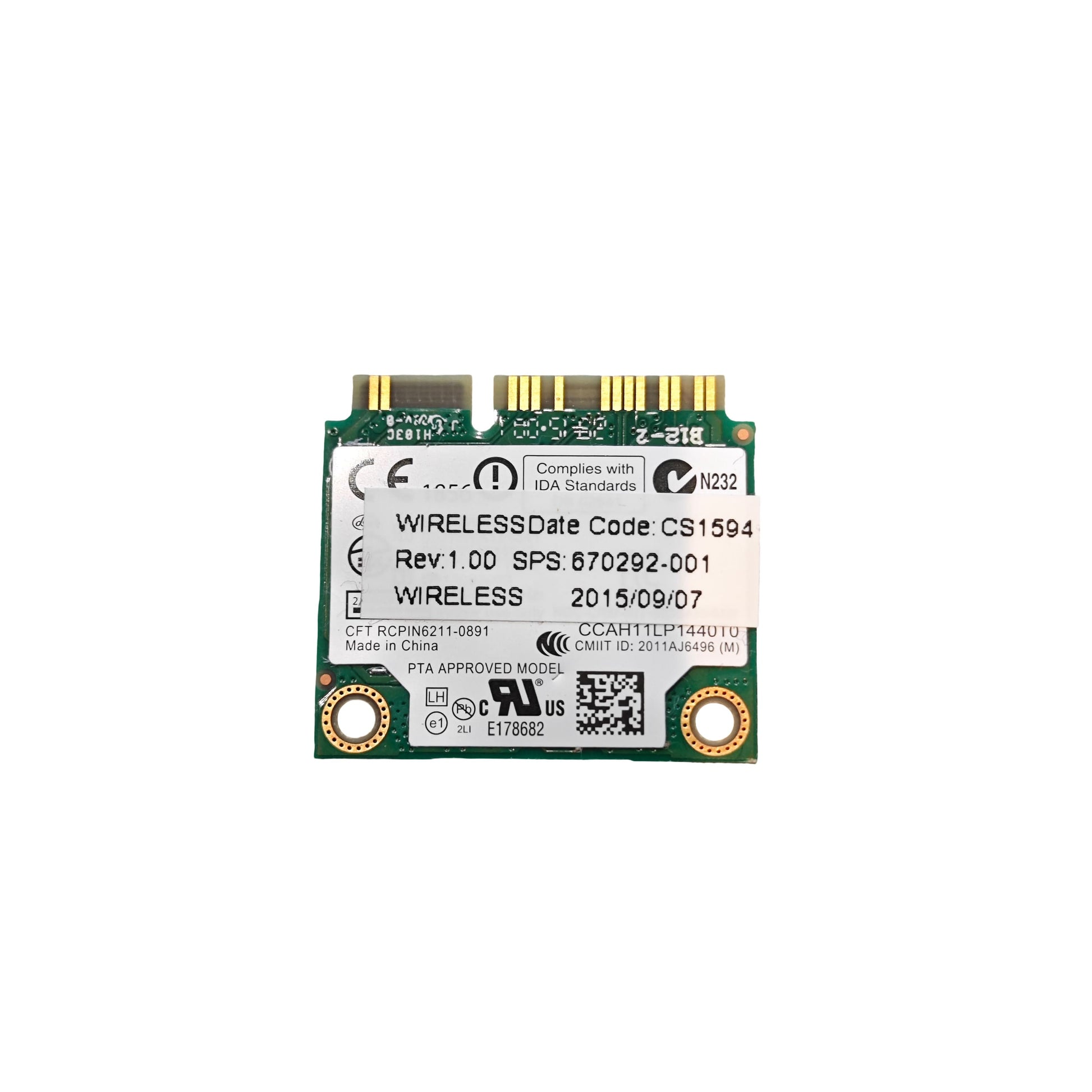 Carte Wi - Fi Intel Centrino Advanced - N 6235 Mini PCI - E Bluetooth 4.0 (Reconditionné) - PC Portables – Pièces détachées | DR CLICK Informatique
