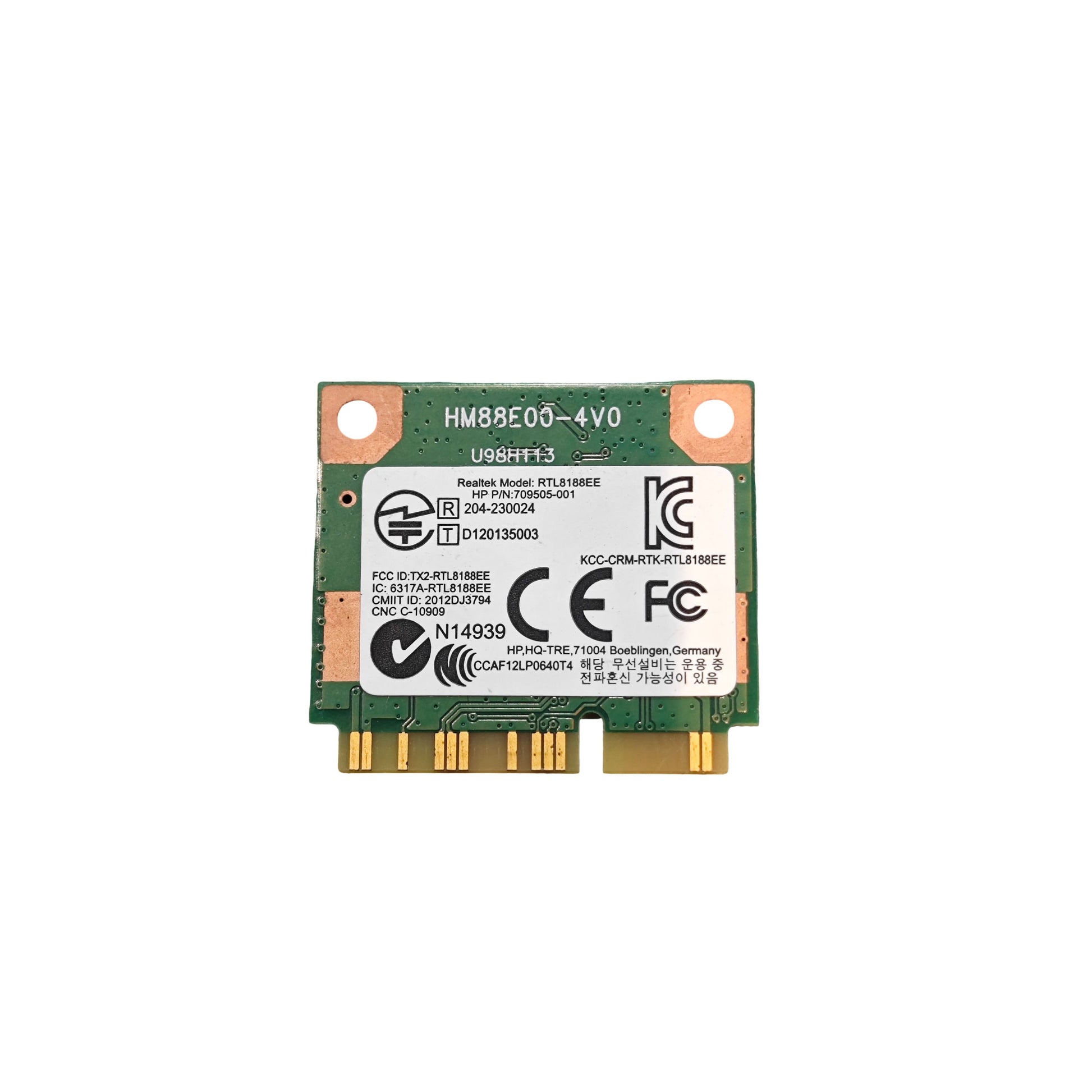 Carte Wi - Fi Realtek RTL8188EE Mini PCI - E HP (Reconditionné) - PC Portables – Pièces détachées | DR CLICK Informatique