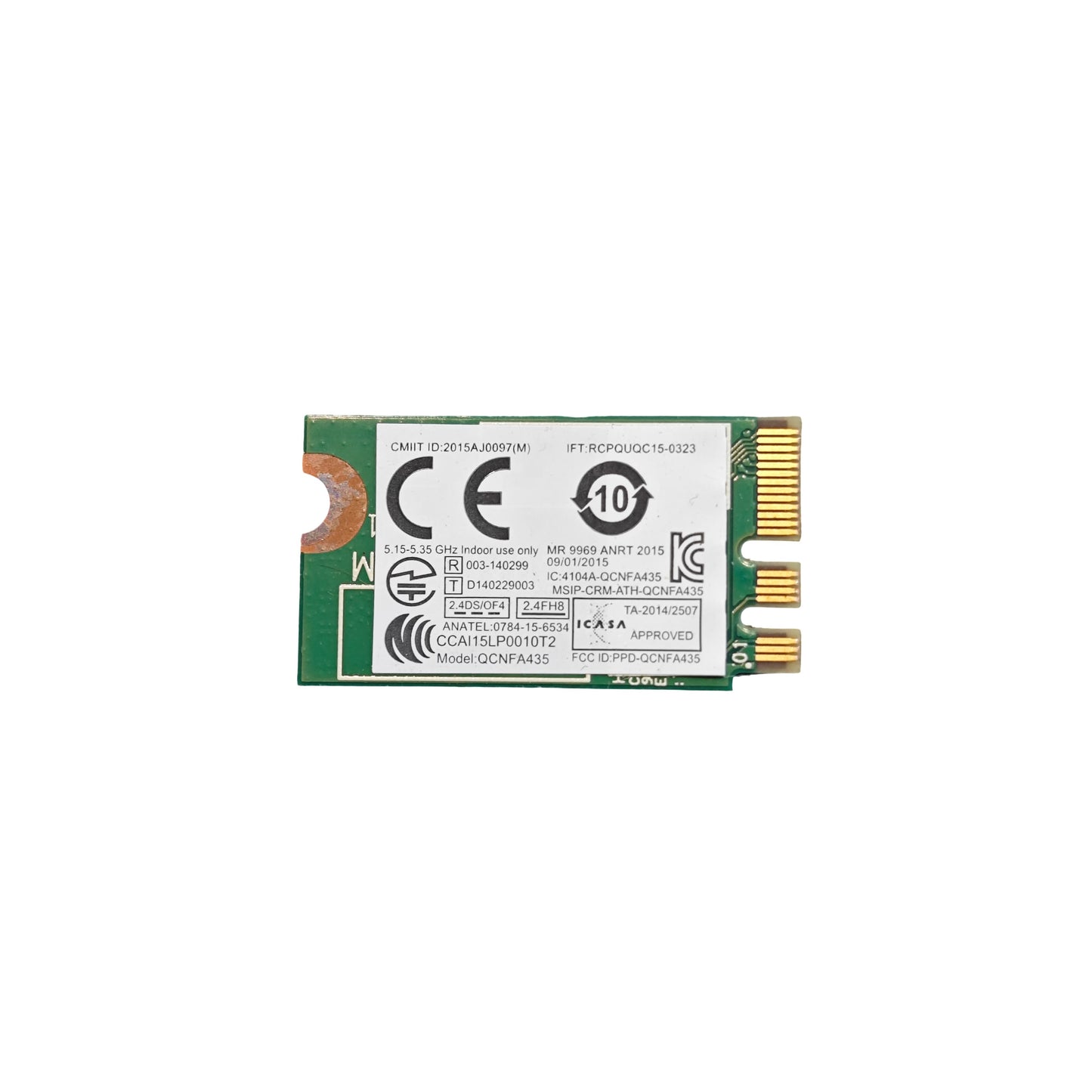 Carte Wi-Fi Lenovo QCA9377 FRU 01AX709 M.2 2230 Bluetooth (Reconditionné)