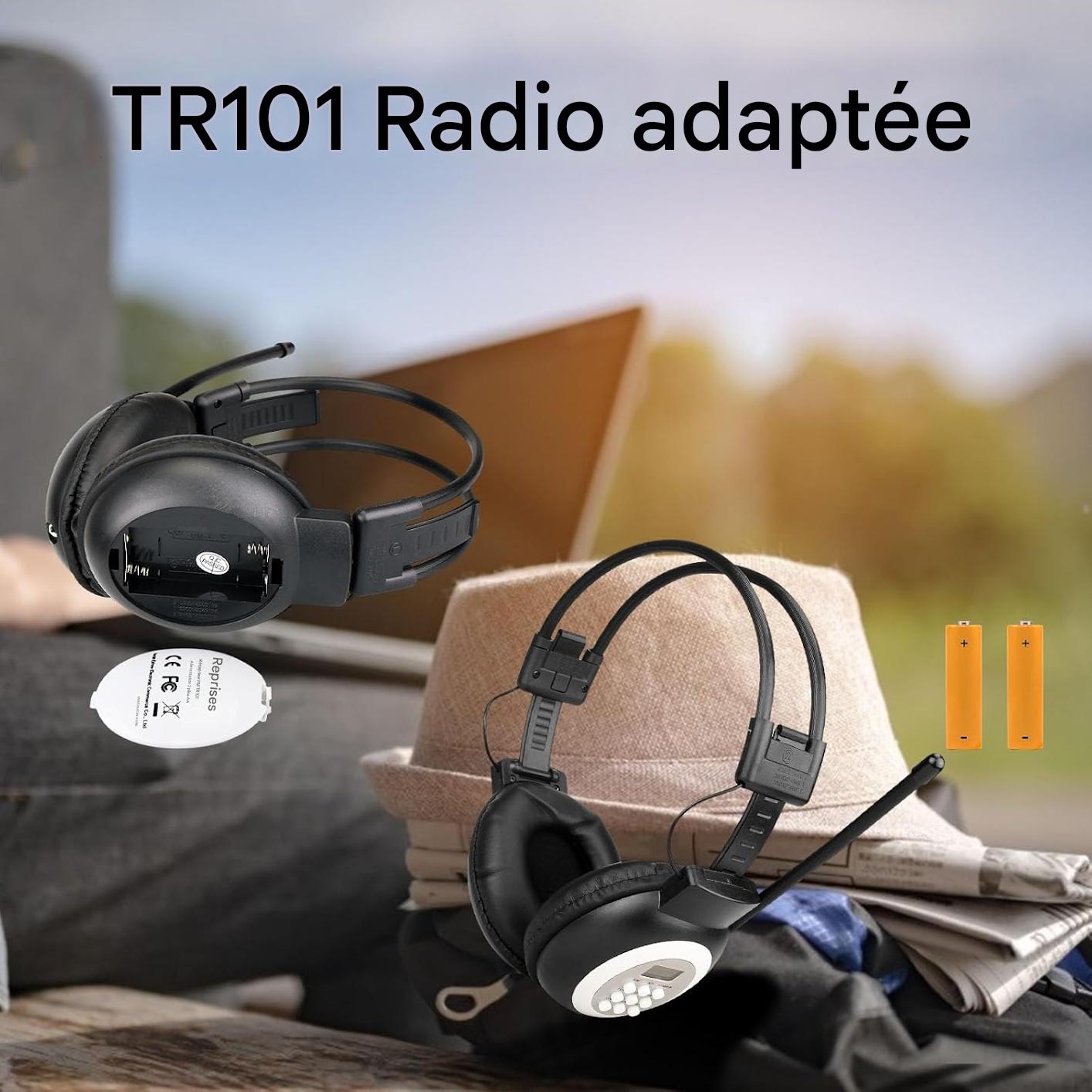 Casque sans fil Retekess avec mémoire de stations