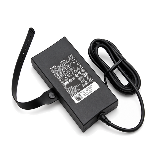 Chargeur Dell PA-4E — 130 W — 7,4 × 5 mm sur fond blanc