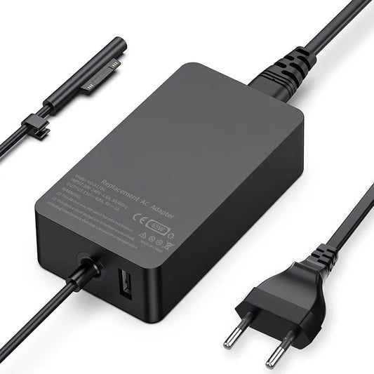 Chargeur 65W 15V 4A Compatible Microsoft Surface Pro & Surface Laptop (Neuf) - Chargeur PC portable | DR CLICK Informatique