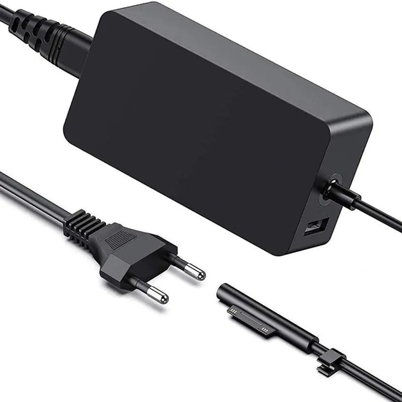 Chargeur 65W 15V 4A Compatible Microsoft Surface Pro & Surface Laptop (Neuf) - Chargeur PC portable | DR CLICK Informatique