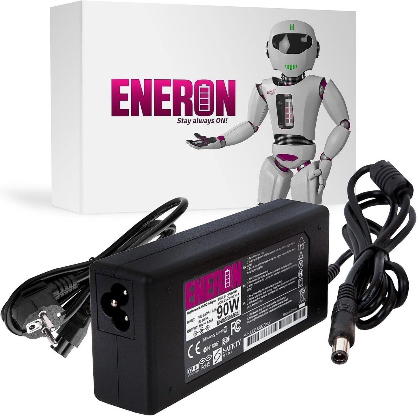 Chargeur universel Dell/HP DE90/K - 4530 Alimentation Secteur 90 W 19,5 V 4,62 A - Chargeur PC portable | DR CLICK Informatique