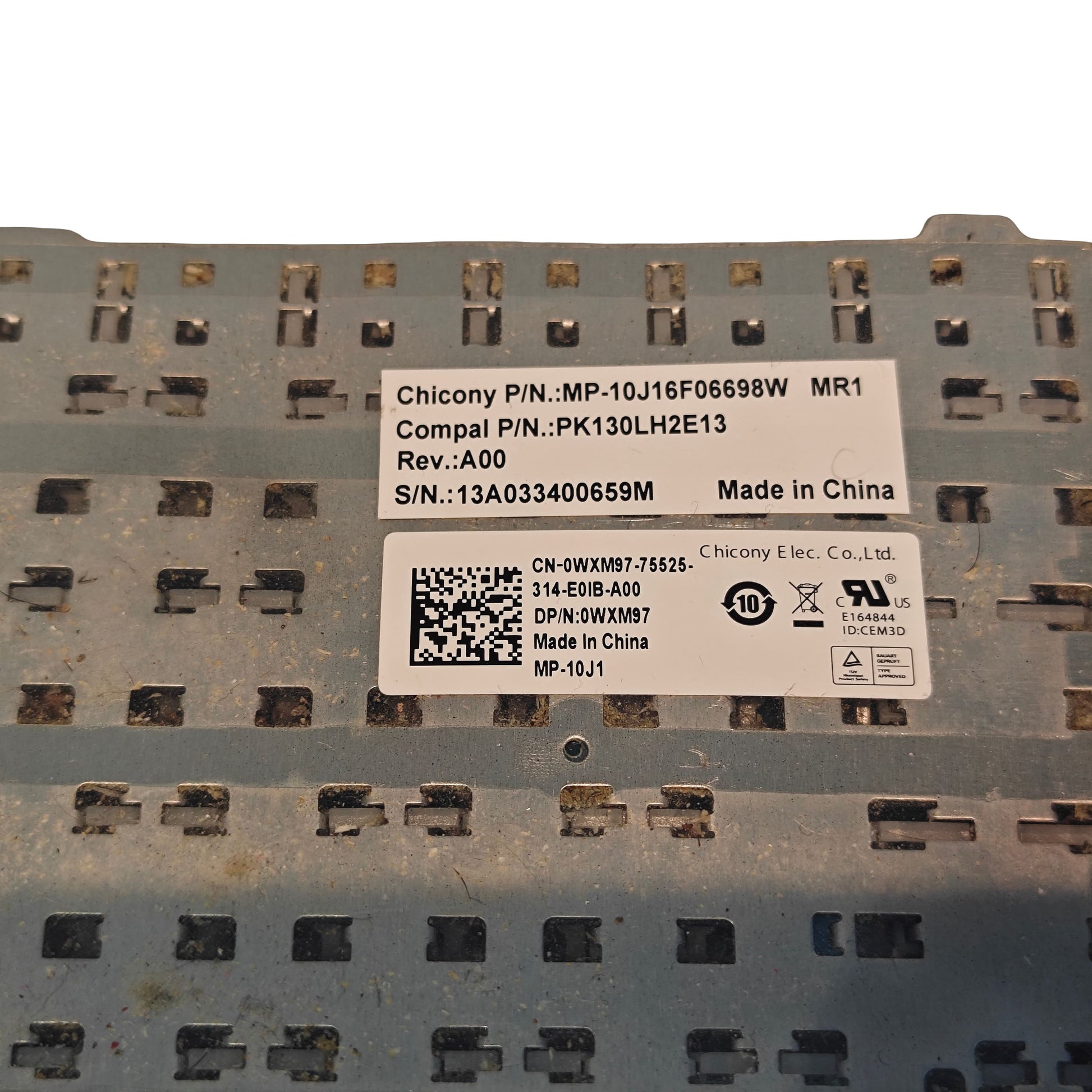 Clavier AZERTY Français pour Dell Latitude E5530 – Réf. 0WXM97 / MP - 10J1 – Original - PC Portables – Pièces détachées | DR CLICK Informatique