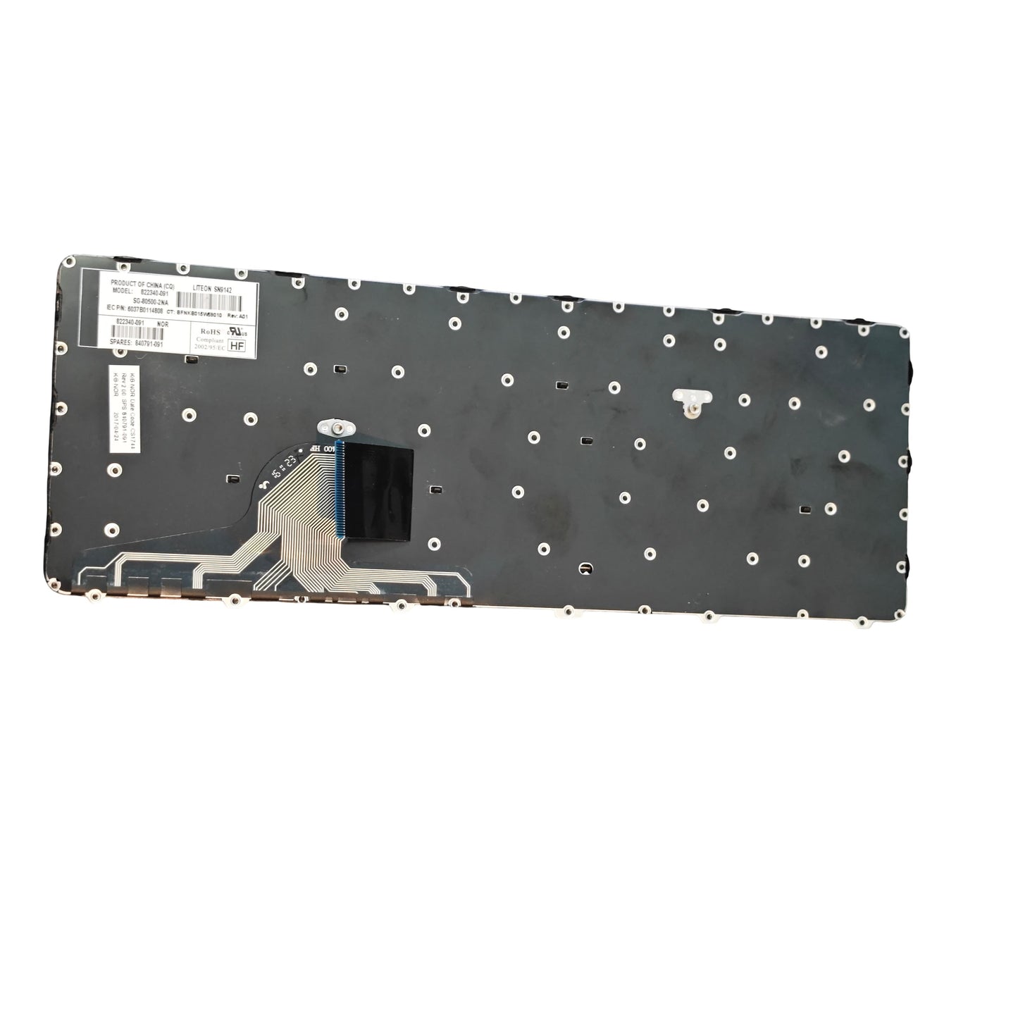 Clavier HP original Nordique (NOR) – 822340 - 091 / 840791 - 091 (Reconditionné) - PC Portables – Pièces détachées | DR CLICK Informatique