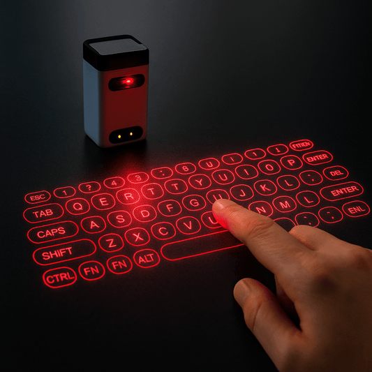 Clavier QWERTY holographique laser Bluetooth – clavier virtuel portable - Clavier & souris | DR CLICK Informatique