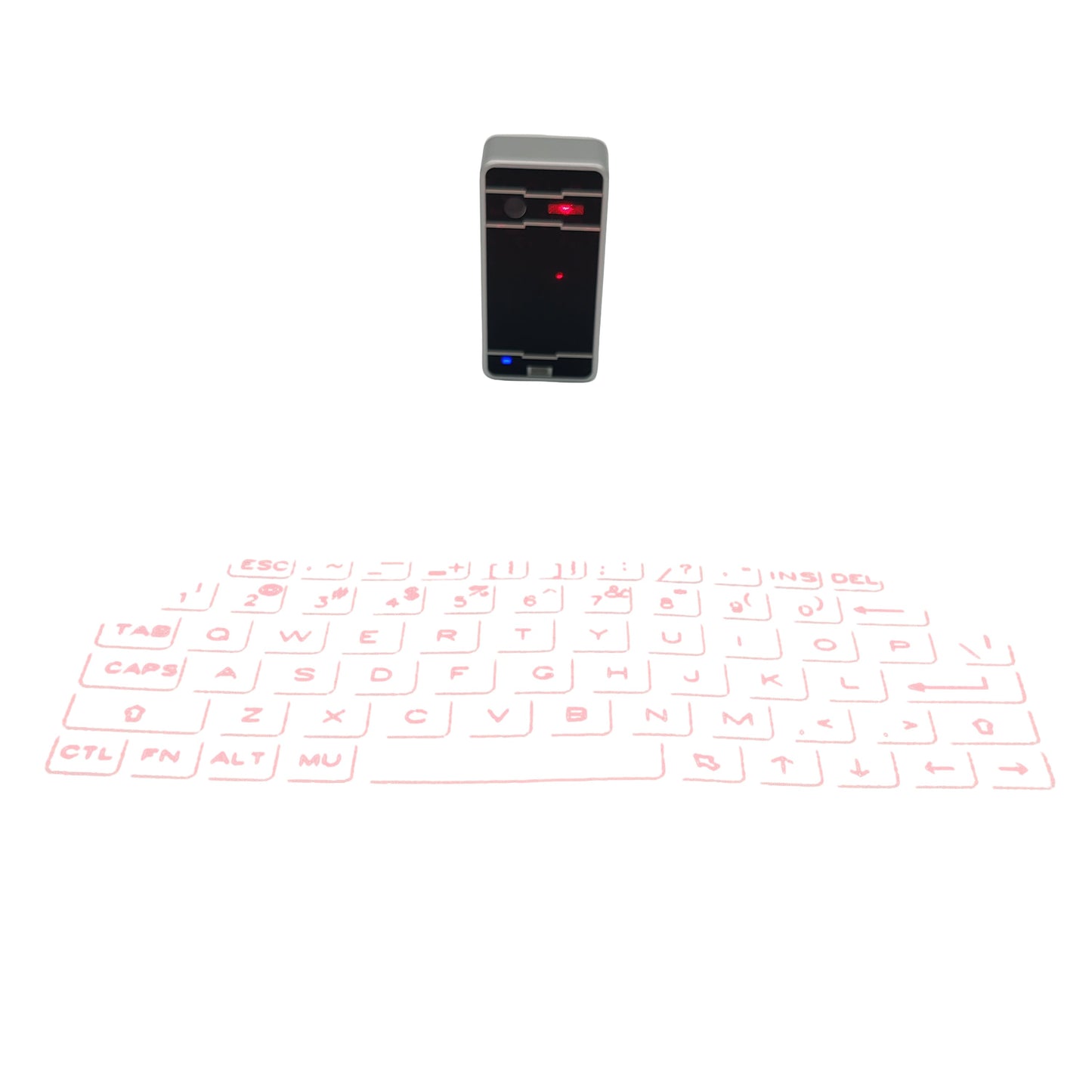 Clavier holographique laser portable Bluetooth, projecteur de clavier virtuel