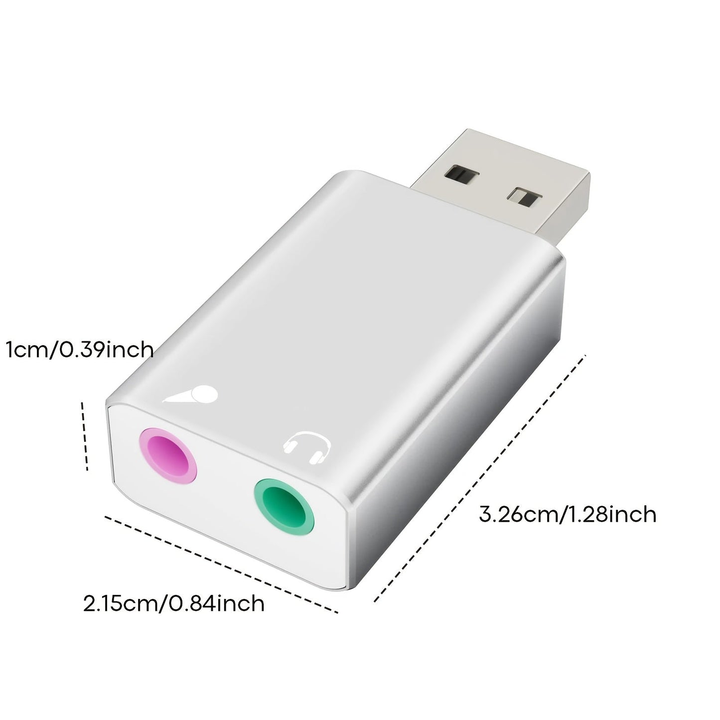 Convertisseur audio USB externe stéréo – Carte son jack 3,5 mm - Casque & micro | DR CLICK Informatique