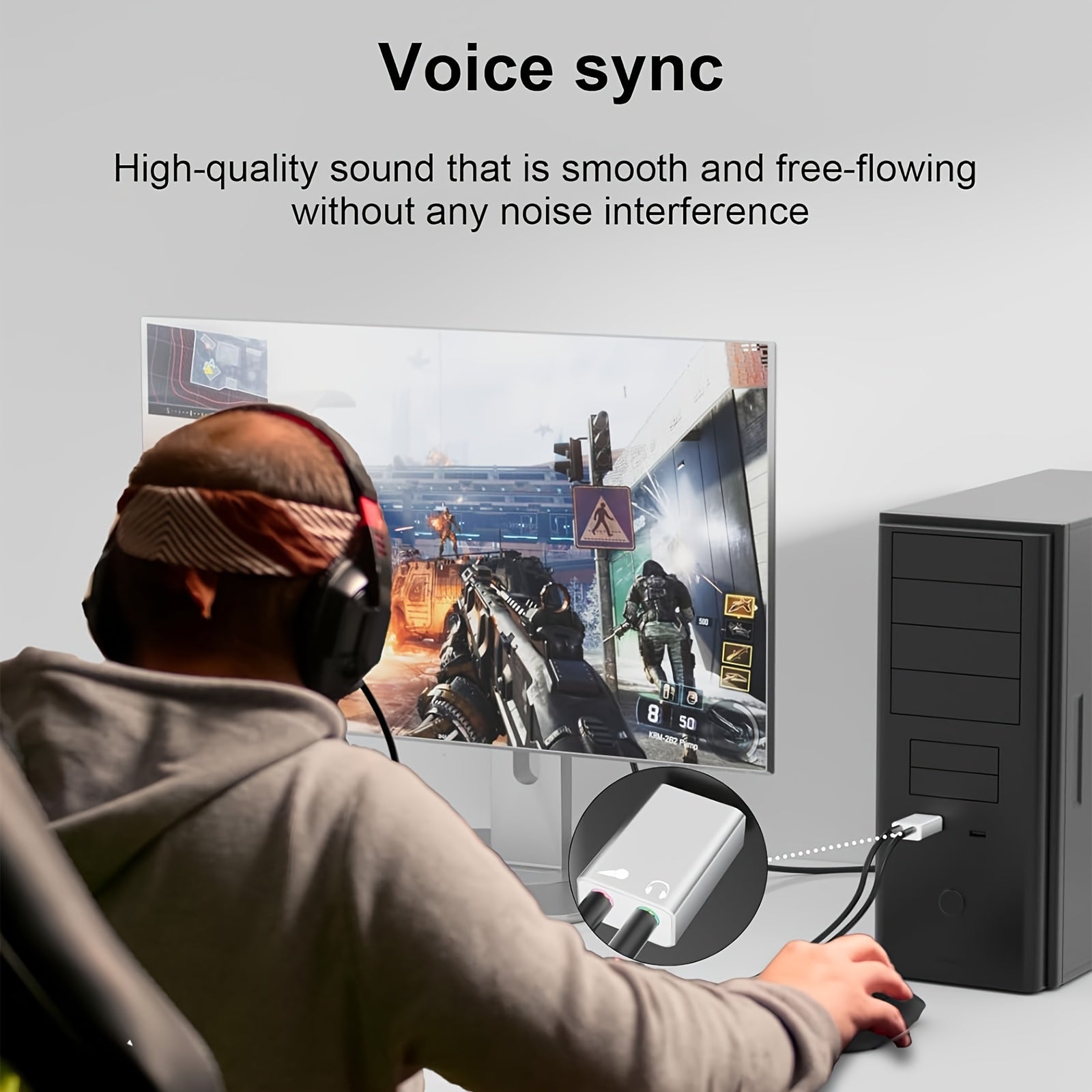 Convertisseur audio USB externe stéréo – Carte son jack 3,5 mm - Casque & micro | DR CLICK Informatique