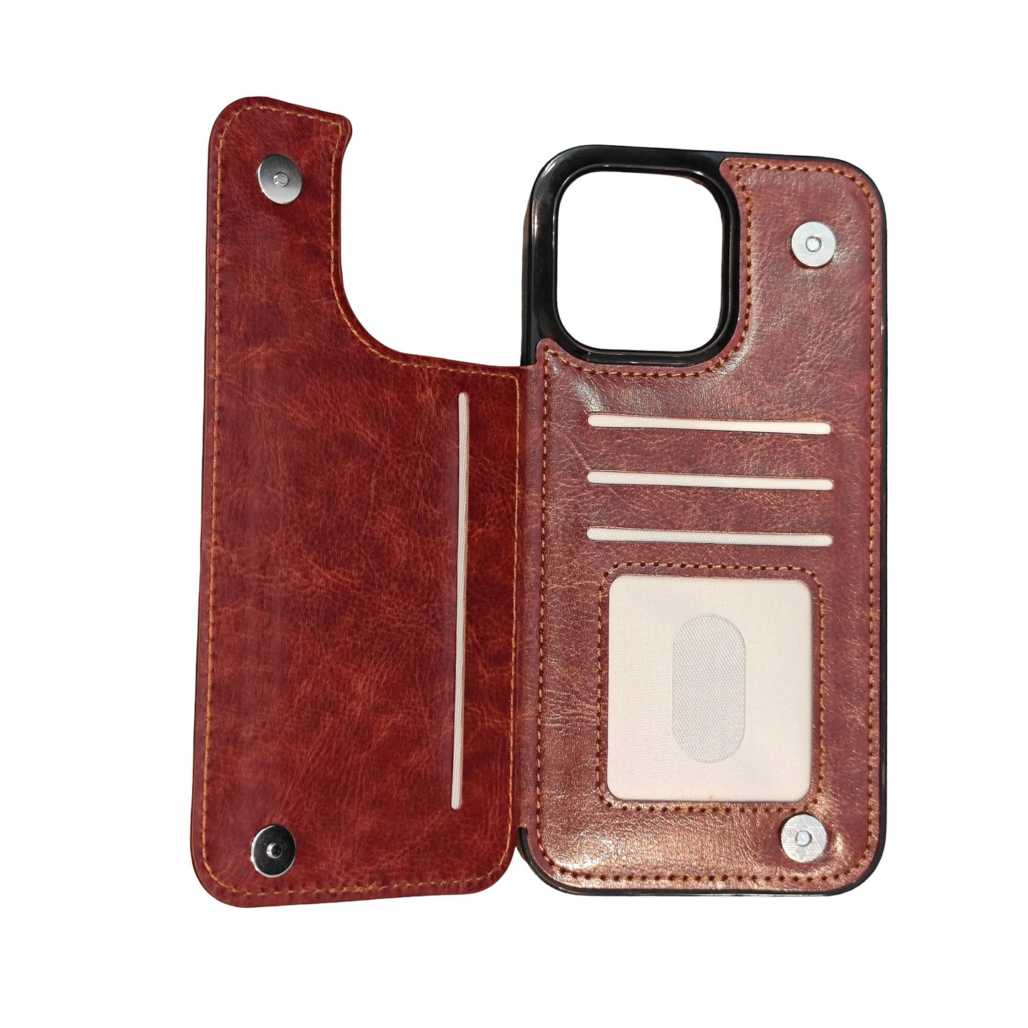 Coque Portefeuille Cuir iPhone 14 Pro Max – Étui Premium avec Porte - Cartes - Coques & Étuis de protection | DR CLICK Informatique
