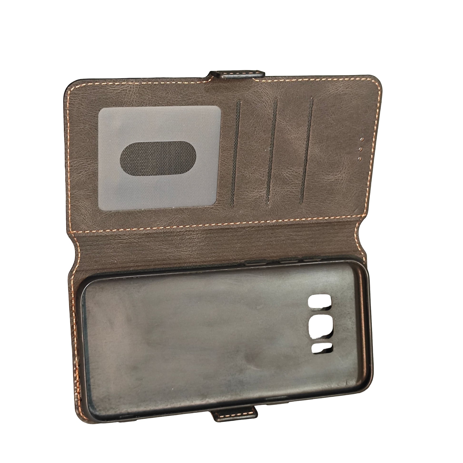 Coque Portefeuille Samsung Galaxy S8 – Étui Cuir Vintage avec Porte - Cartes - Coques & Étuis de protection | DR CLICK Informatique