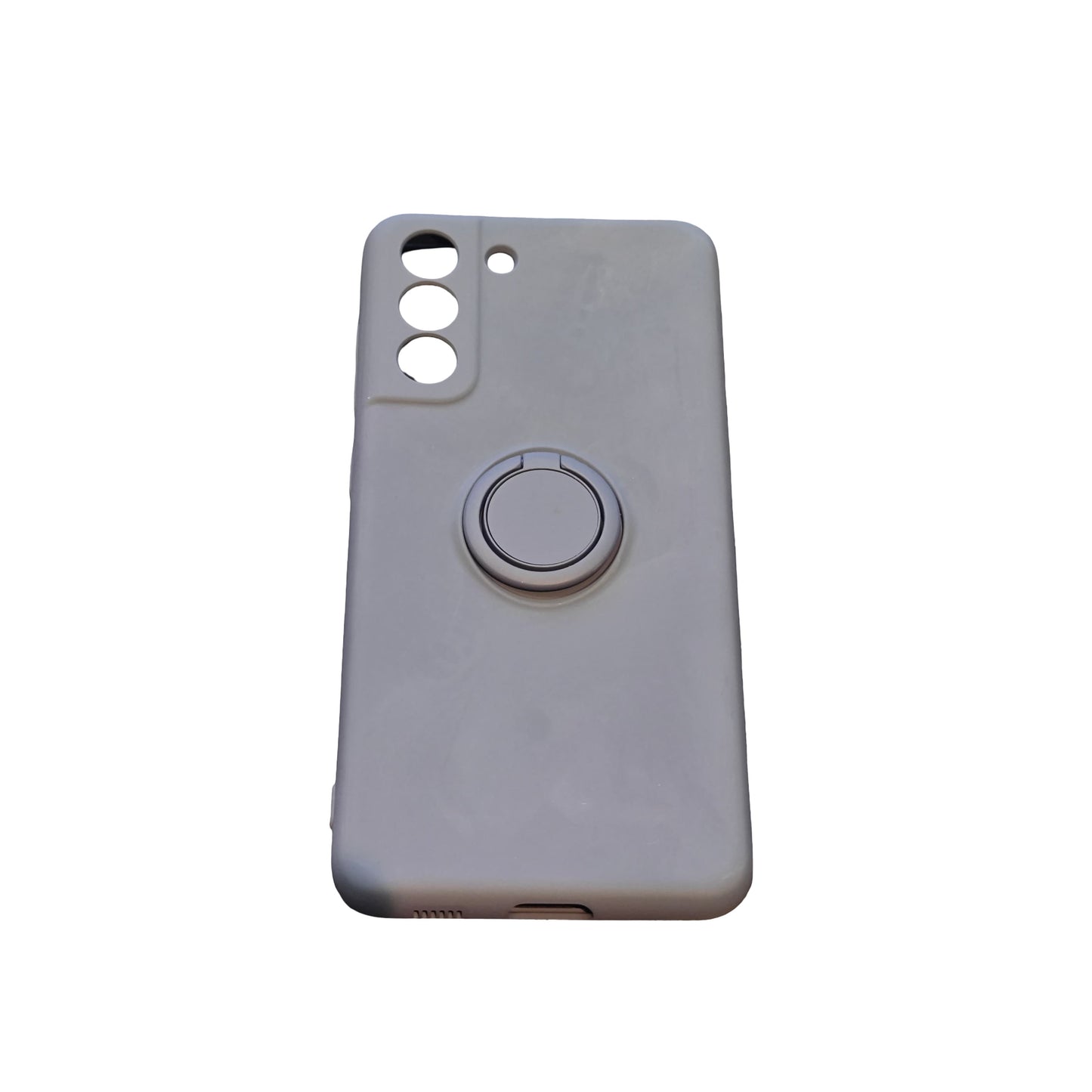 Coque Samsung Galaxy S21 FE avec Anneau Support – Silicone Anti - Chocs – Gris - Coques & Étuis de protection | DR CLICK Informatique
