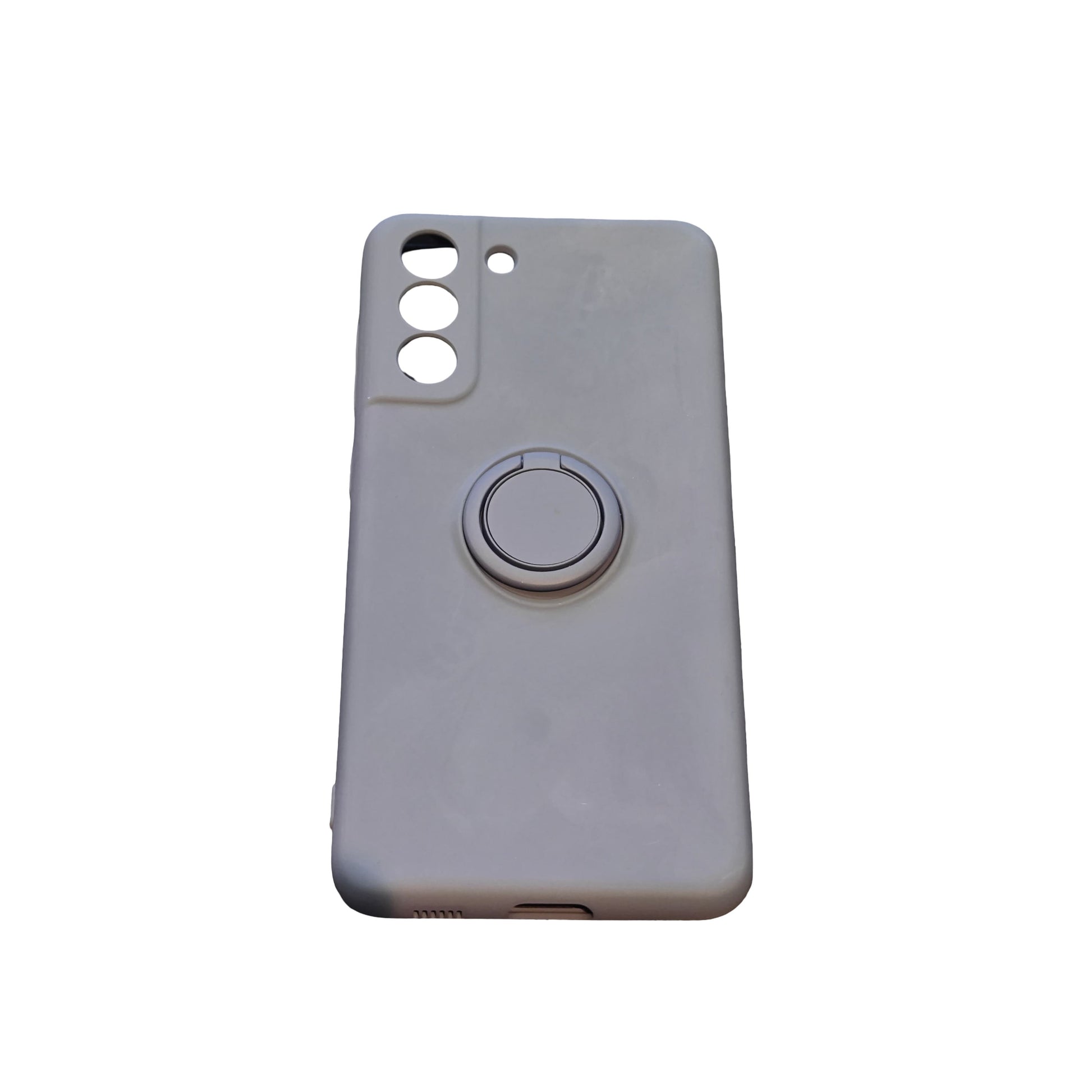 Coque Samsung Galaxy S21 FE avec Anneau Support – Silicone Anti - Chocs – Gris - Coques & Étuis de protection | DR CLICK Informatique