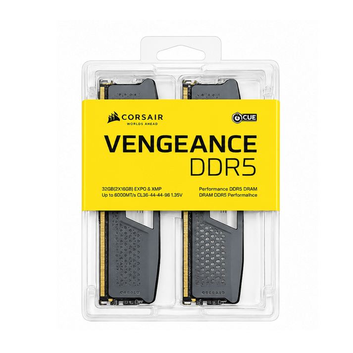 Kit mémoire RAM Corsair Vengeance DDR5 32 Go 6000 MHz